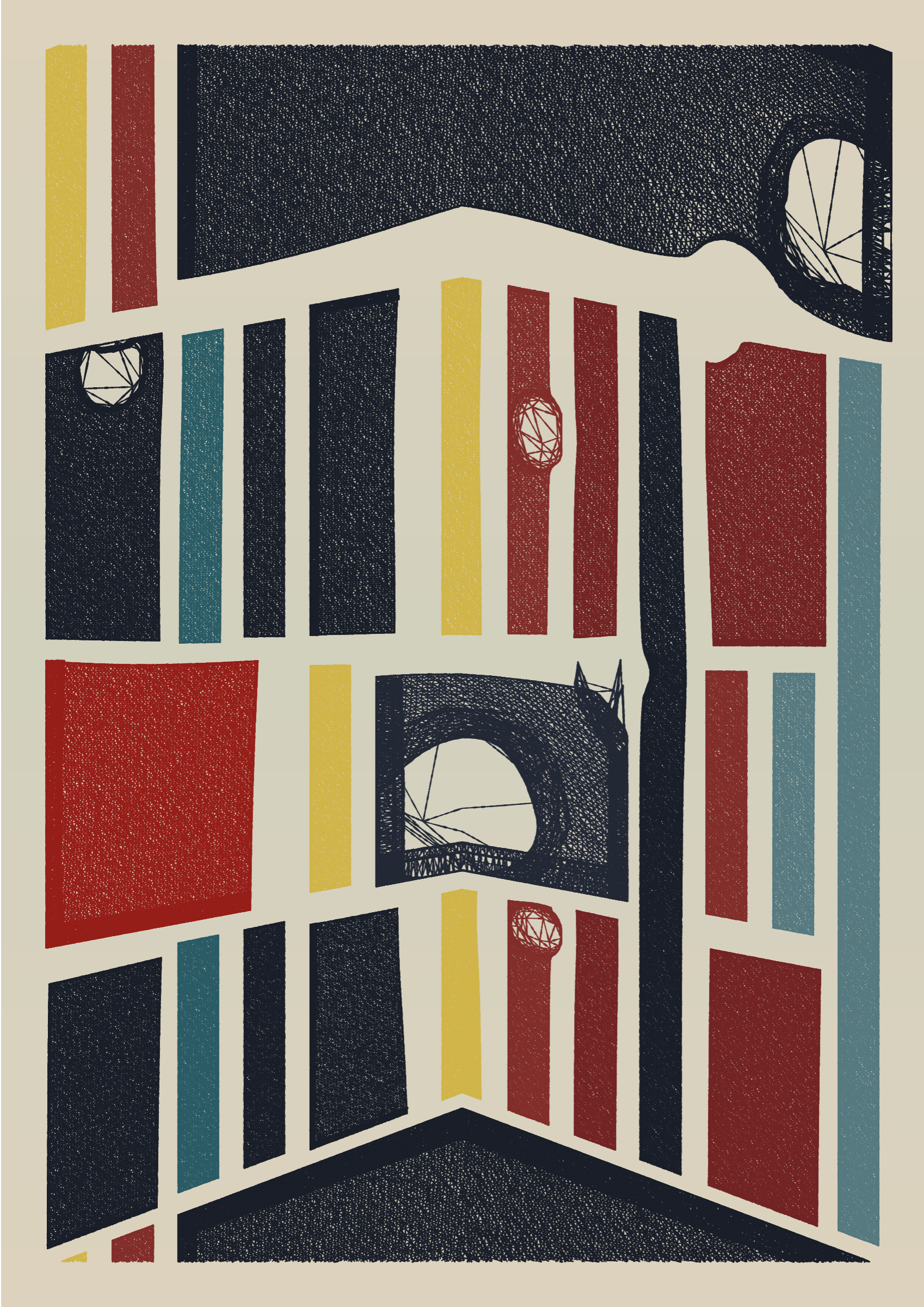 Art Blocks - Art Blocks v2 - Edifice #915 - NFT # 204000915