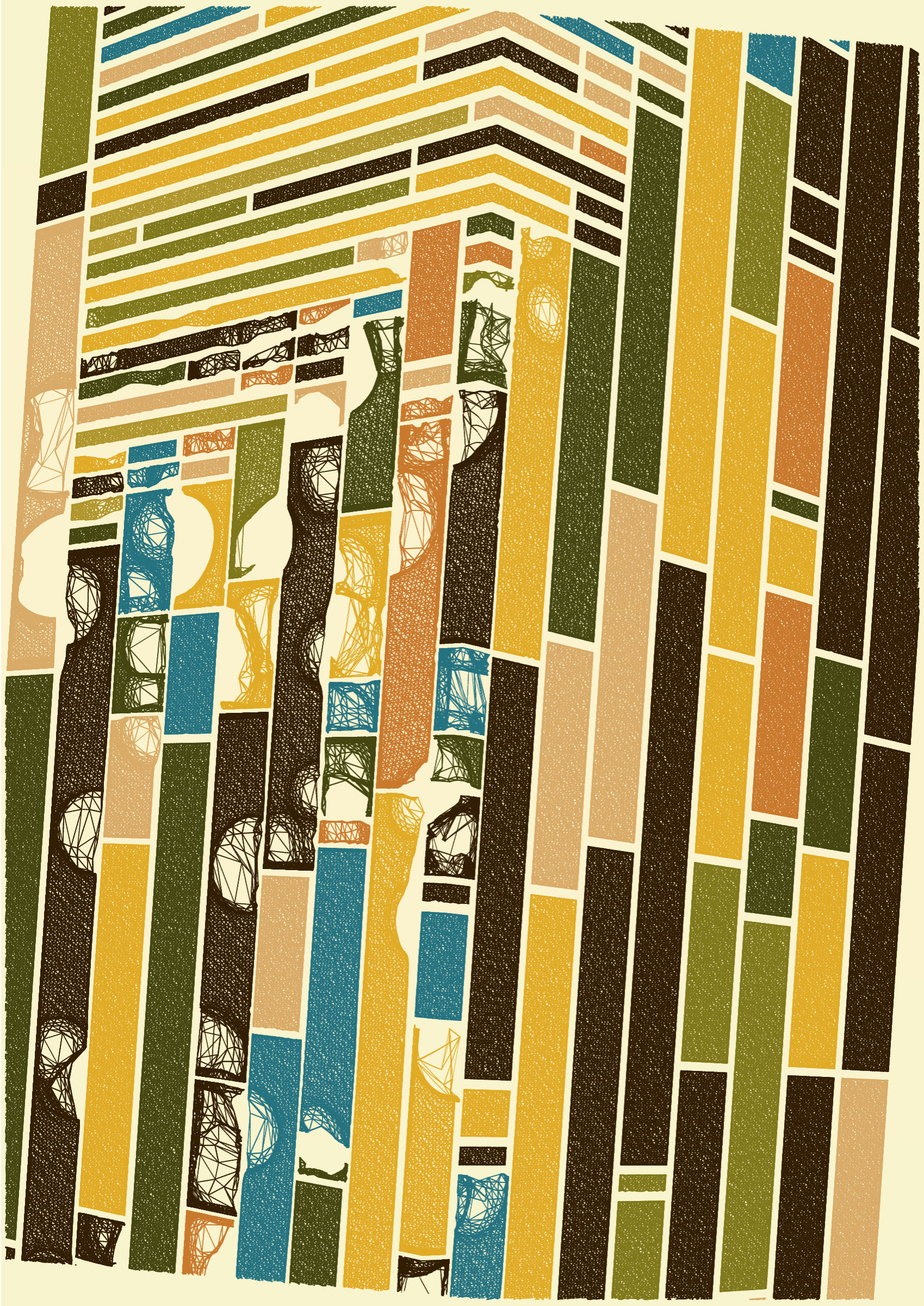 Art Blocks - Art Blocks v2 - Edifice #918 - NFT # 204000918