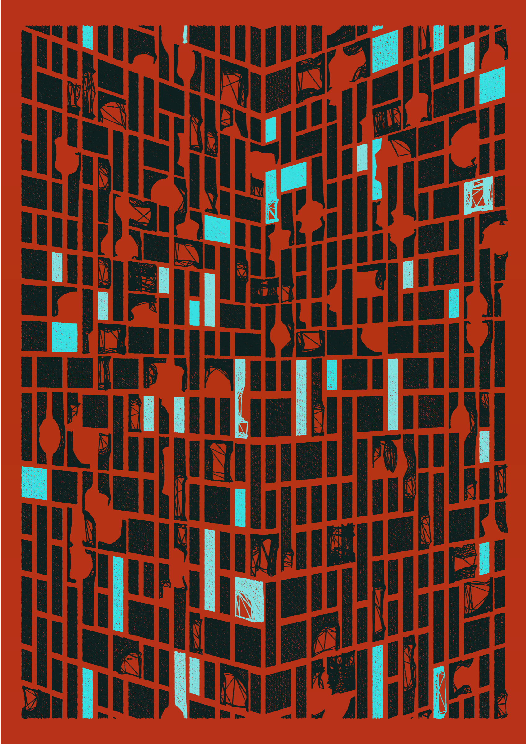 Art Blocks - Art Blocks v2 - Edifice #924 - NFT # 204000924