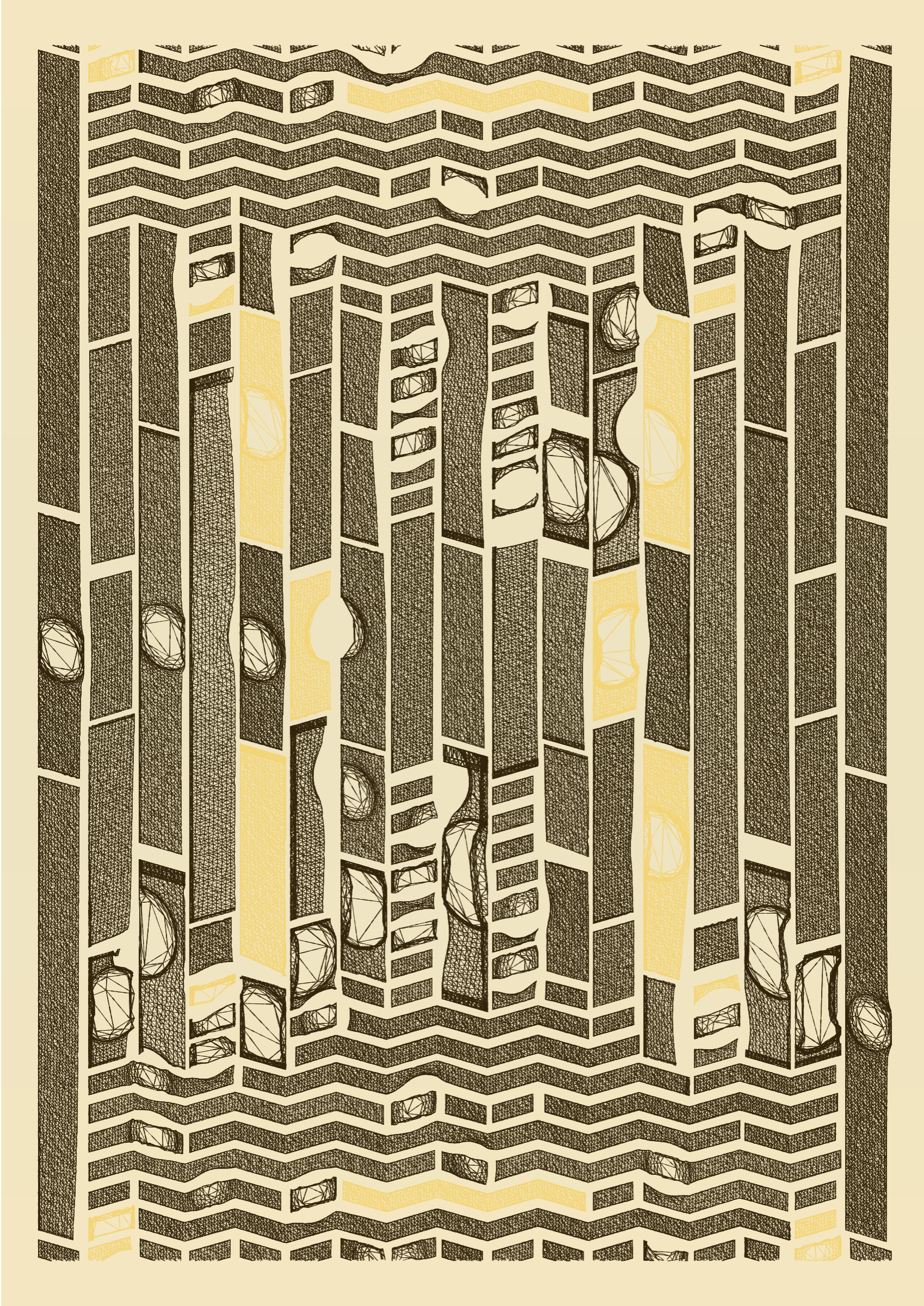 Art Blocks - Art Blocks v2 - Edifice #928 - NFT # 204000928