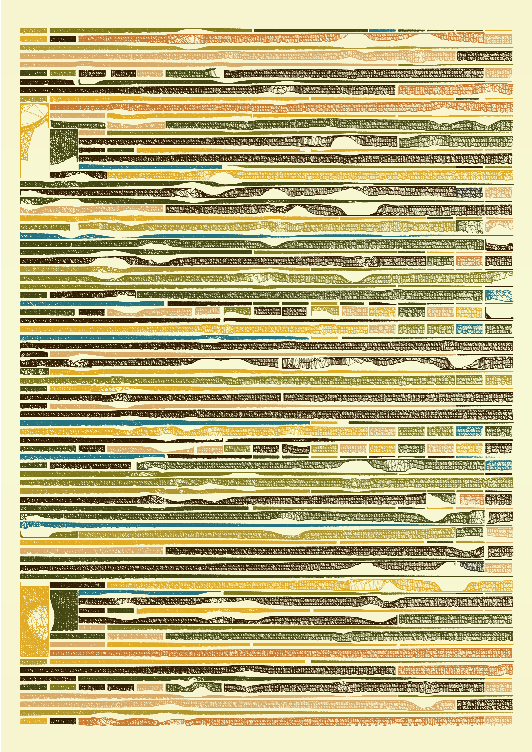 Art Blocks - Art Blocks v2 - Edifice #930 - NFT # 204000930