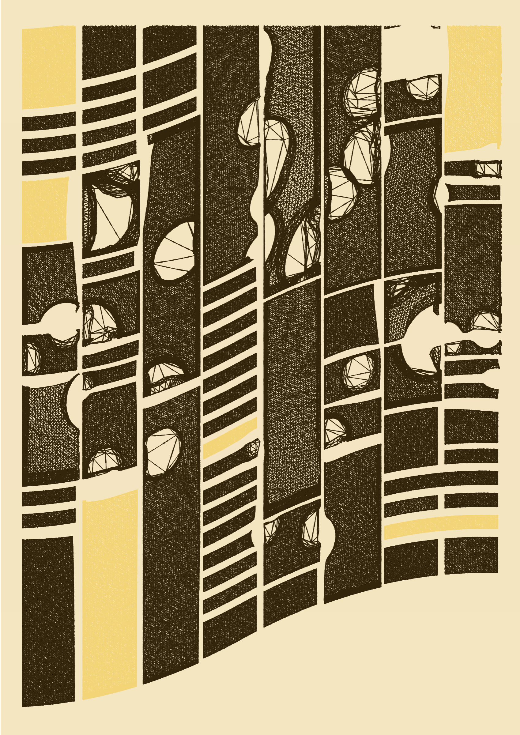 Art Blocks - Art Blocks v2 - Edifice #939 - NFT # 204000939