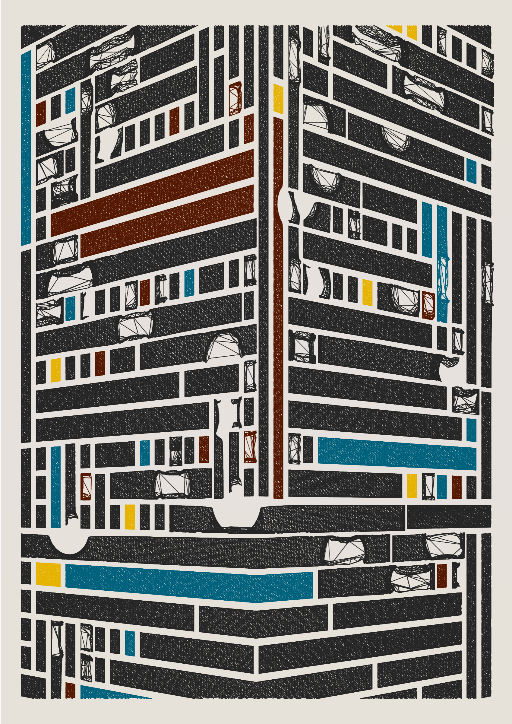 Art Blocks - Art Blocks v2 - Edifice #949 - NFT # 204000949