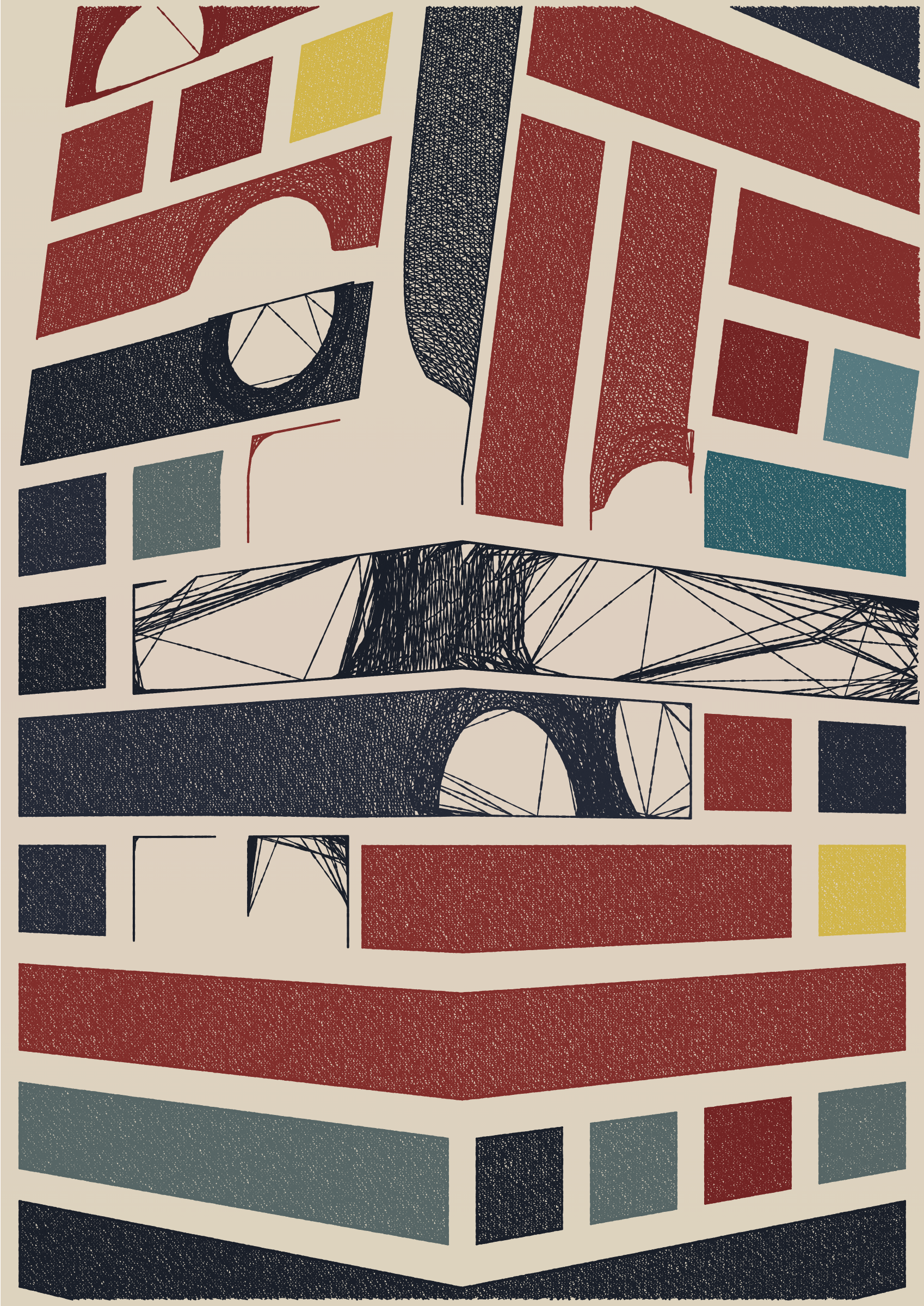 Art Blocks - Art Blocks v2 - Edifice #951 - NFT # 204000951