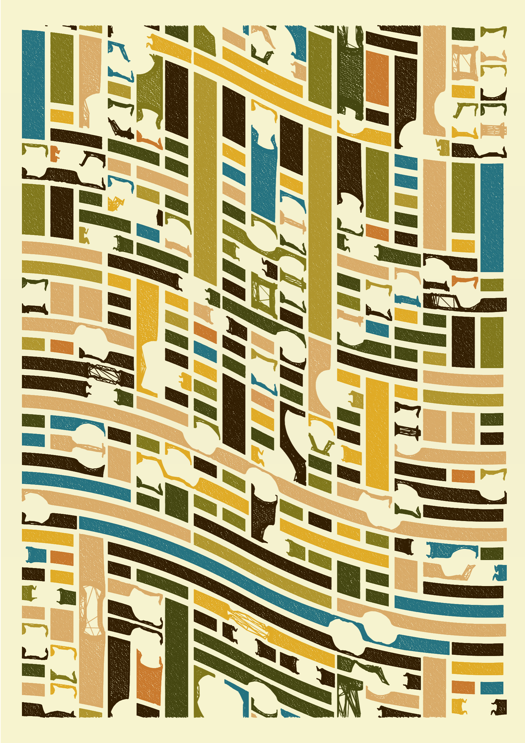 Art Blocks - Art Blocks v2 - Edifice #952 - NFT # 204000952