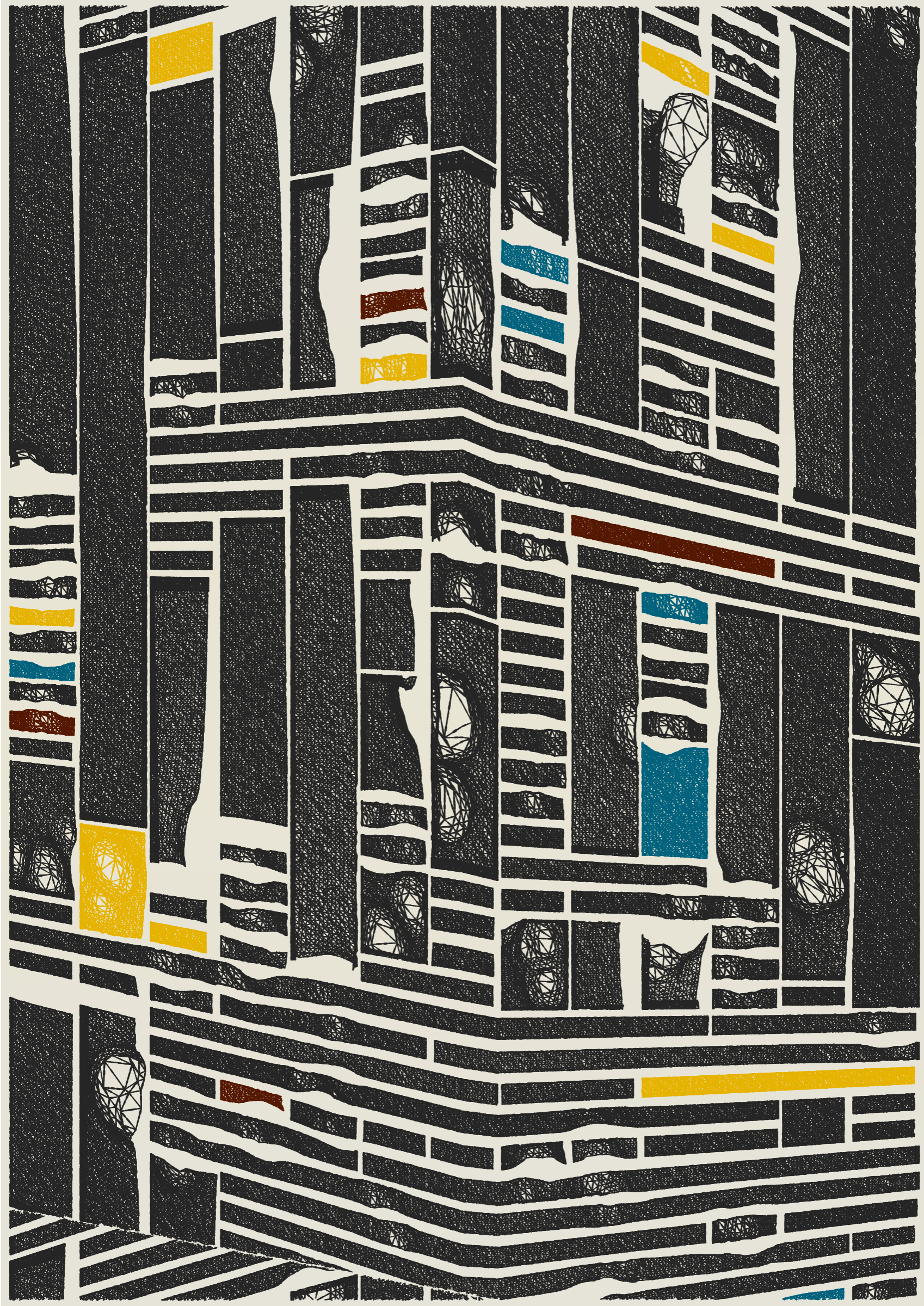 Art Blocks - Art Blocks v2 - Edifice #955 - NFT # 204000955