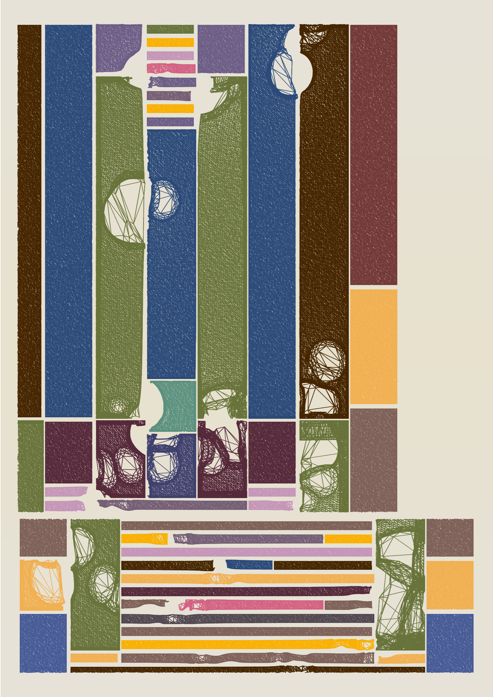 Art Blocks - Art Blocks v2 - Edifice #956 - NFT # 204000956