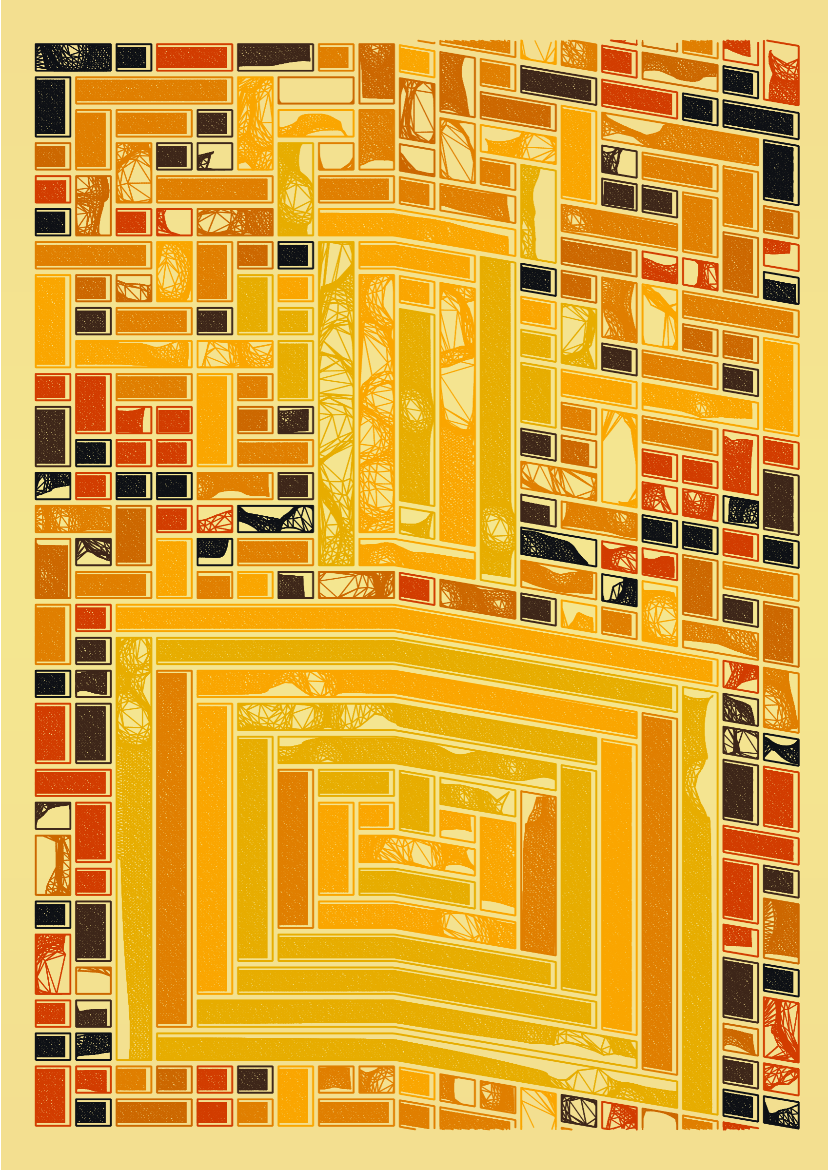 Art Blocks - Art Blocks v2 - Edifice #962 - NFT # 204000962