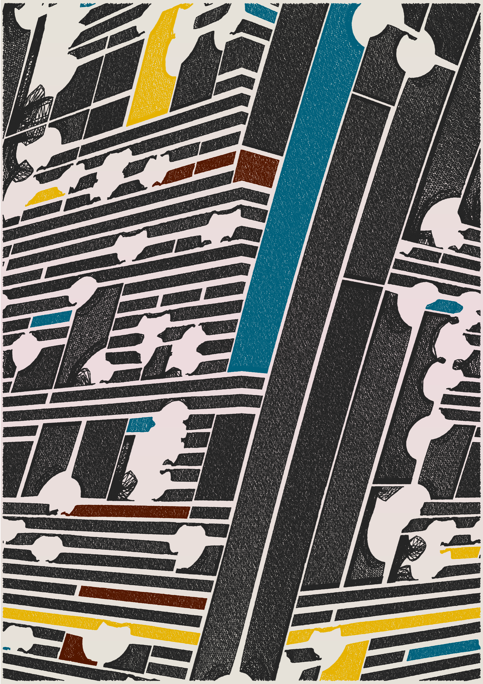 Art Blocks - Art Blocks v2 - Edifice #964 - NFT # 204000964