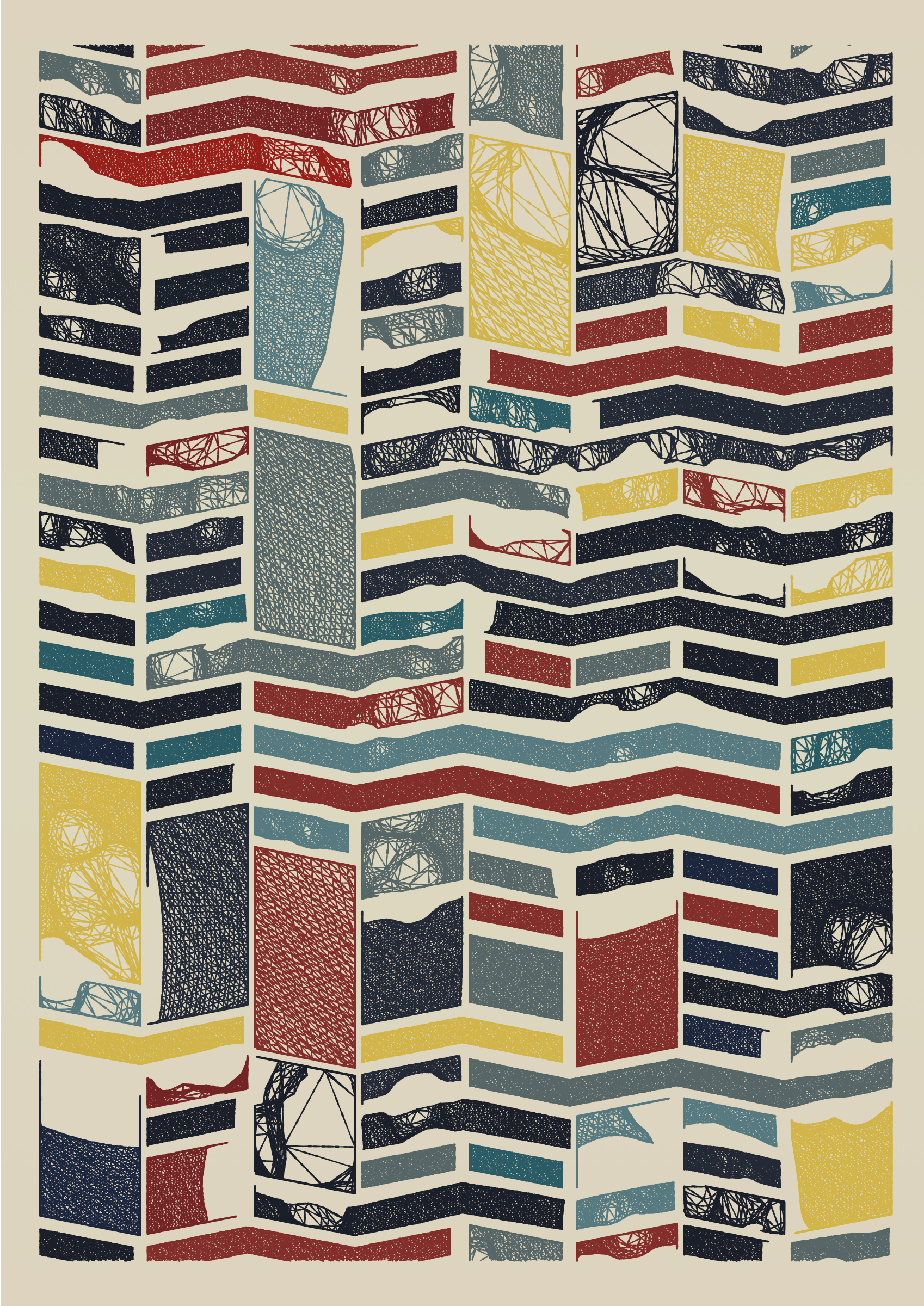 Art Blocks - Art Blocks v2 - Edifice #965 - NFT # 204000965