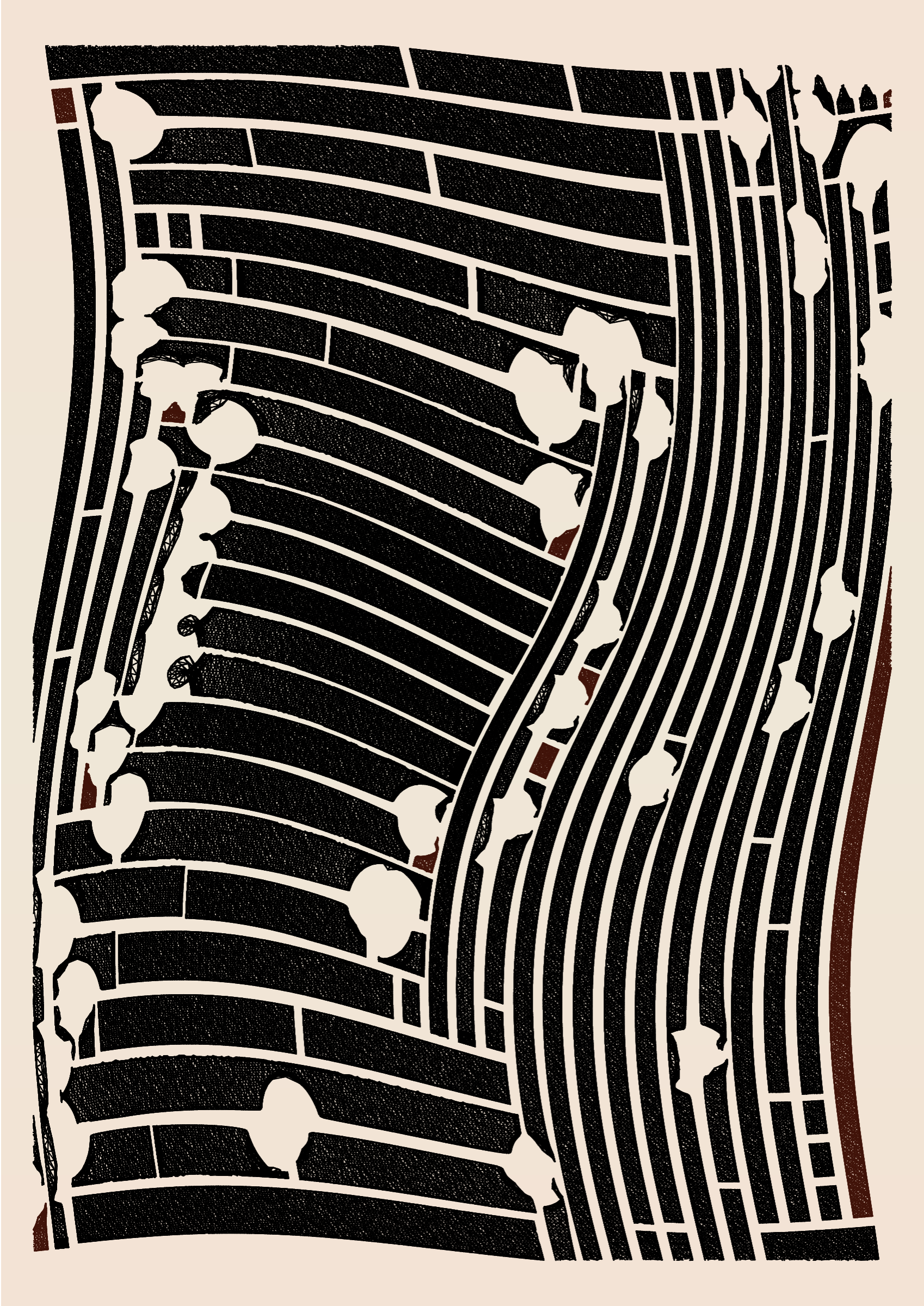 Art Blocks - Art Blocks v2 - Edifice #968 - NFT # 204000968