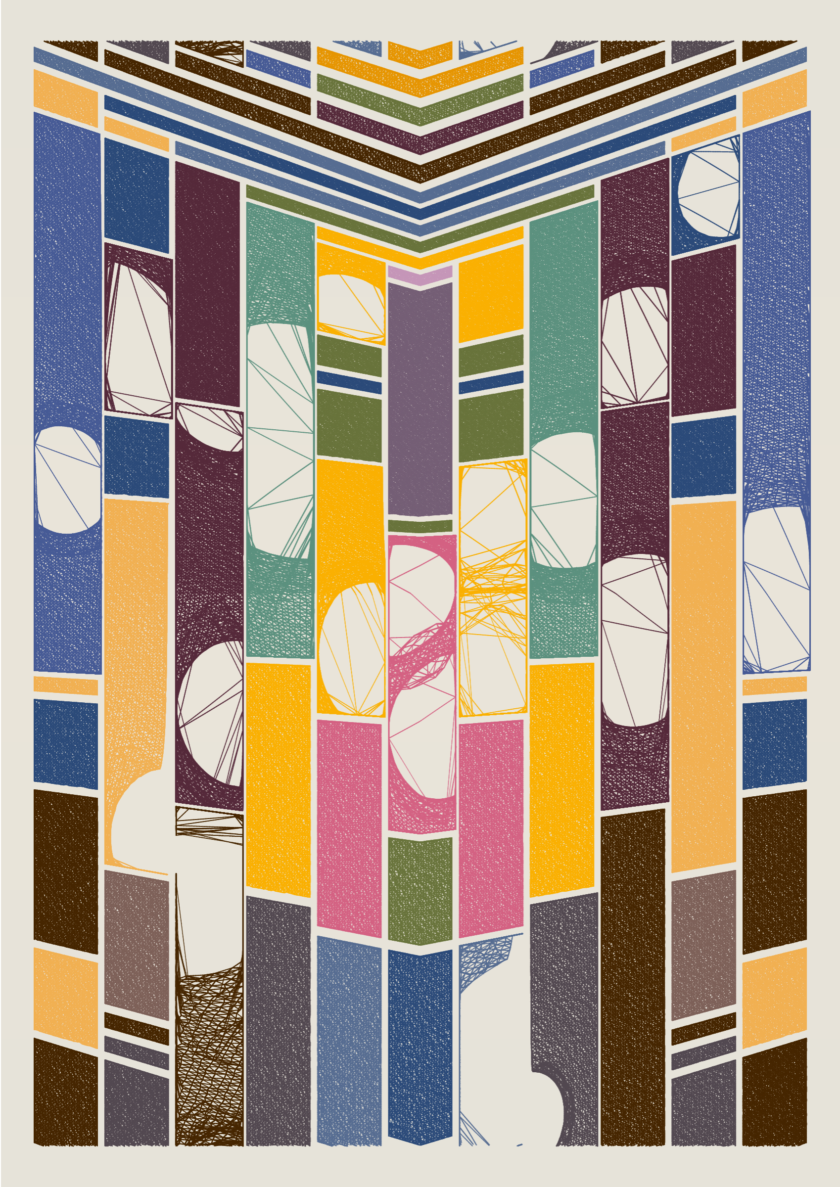 Art Blocks - Art Blocks v2 - Edifice #970 - NFT # 204000970