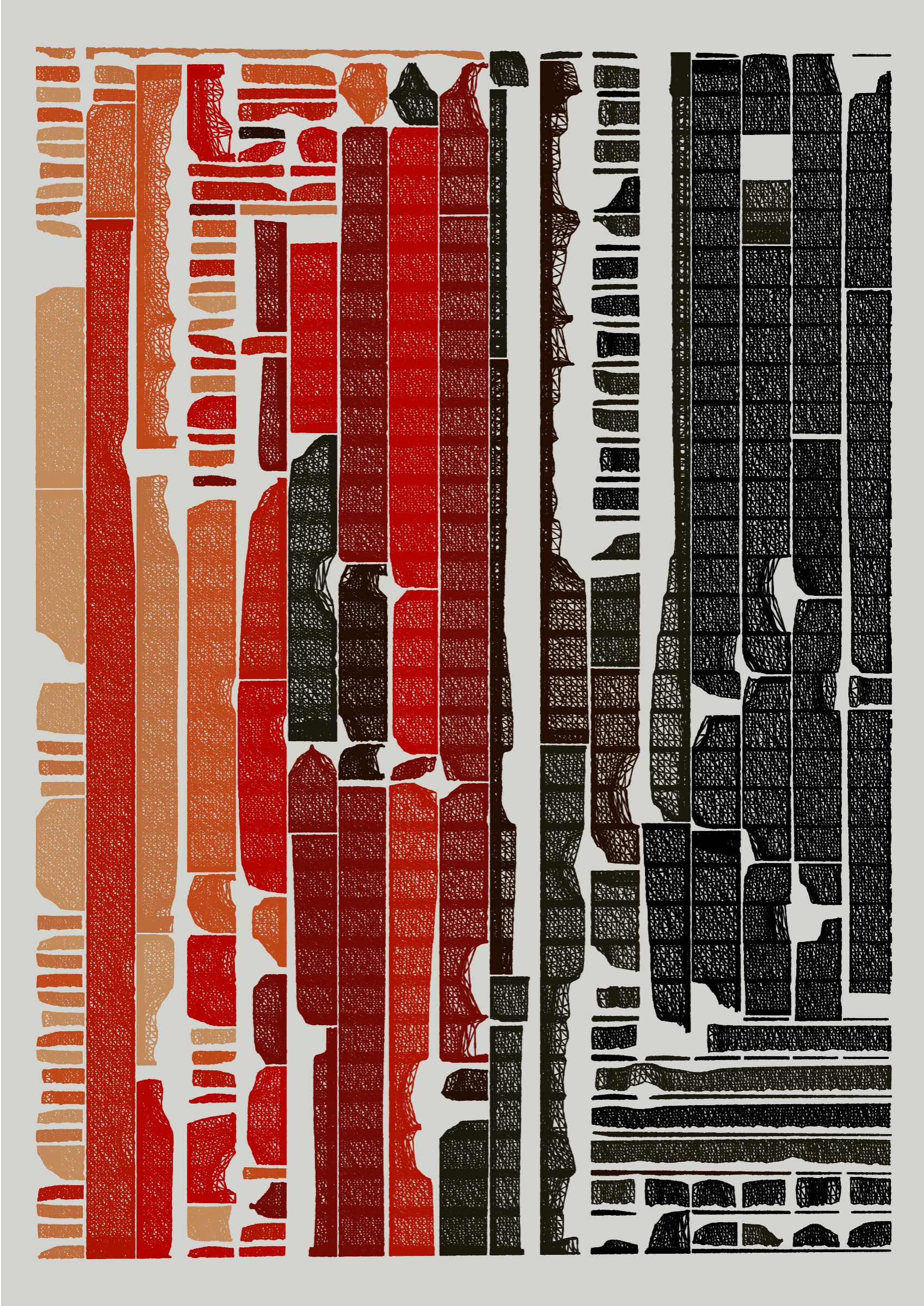 Art Blocks - Art Blocks v2 - Edifice #971 - NFT # 204000971