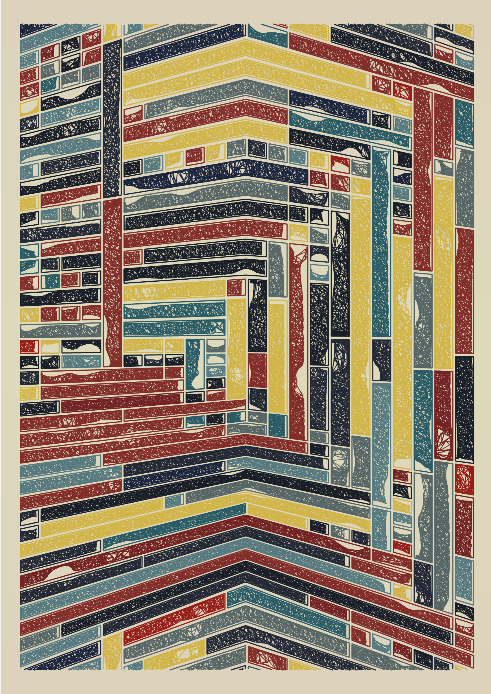 Art Blocks - Art Blocks v2 - Edifice #973 - NFT # 204000973