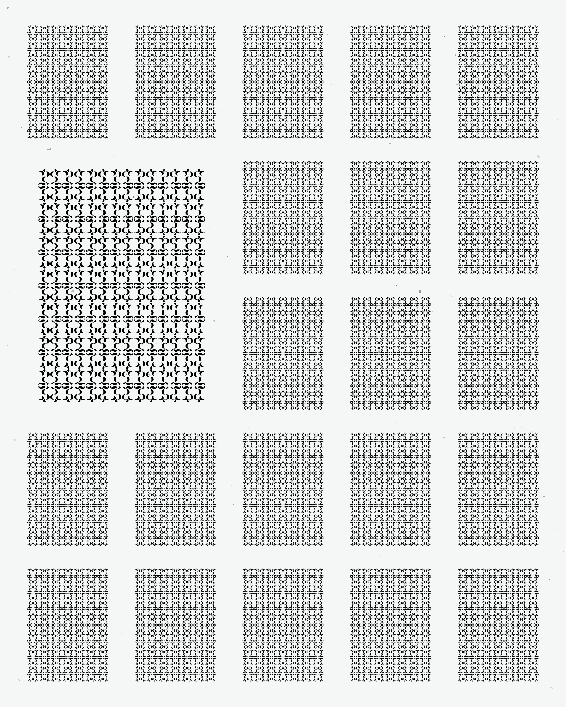 Art Blocks - Art Blocks v2 - Asemica #23 - NFT # 206000023