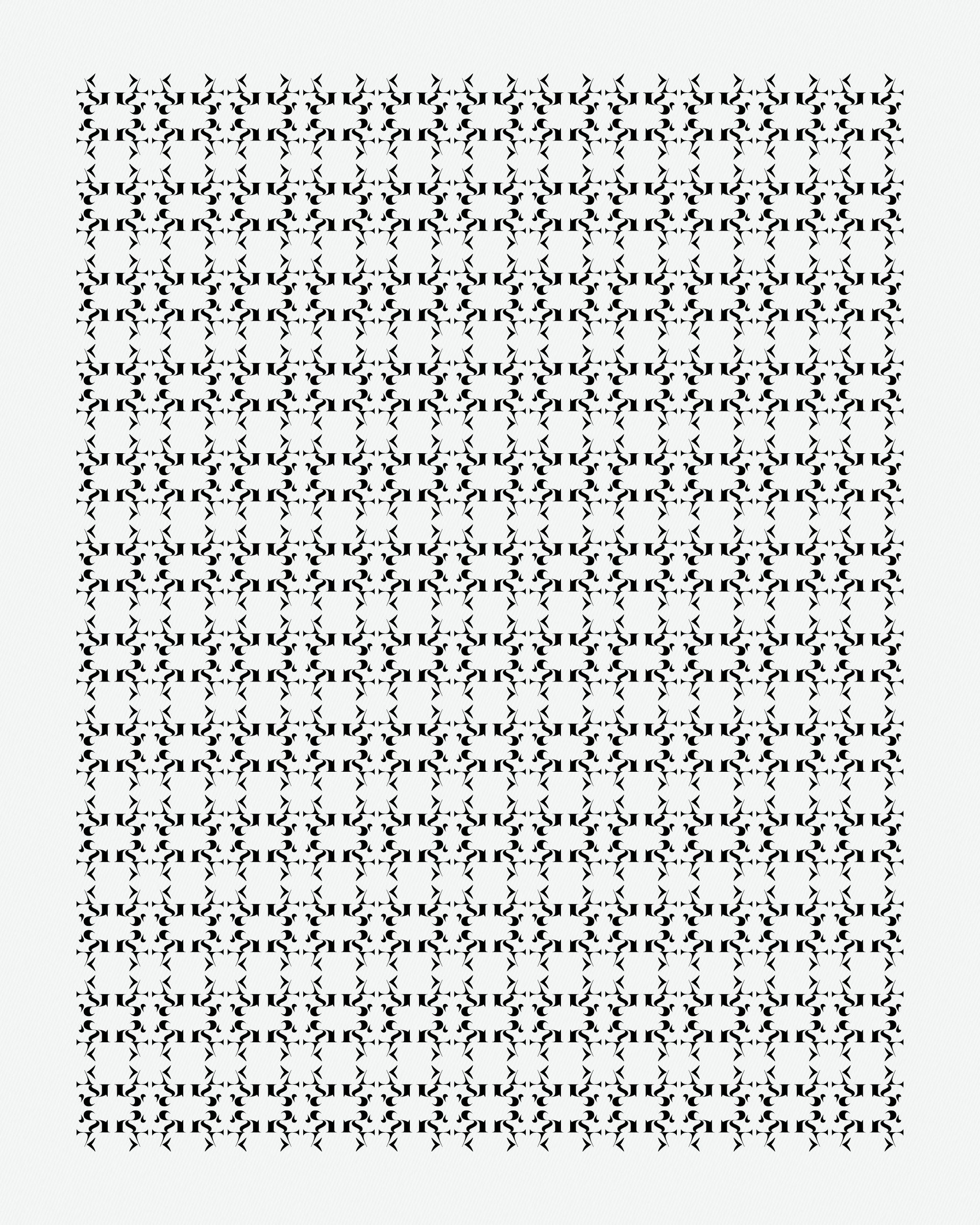 Art Blocks - Art Blocks v2 - Asemica #182 - NFT # 206000182