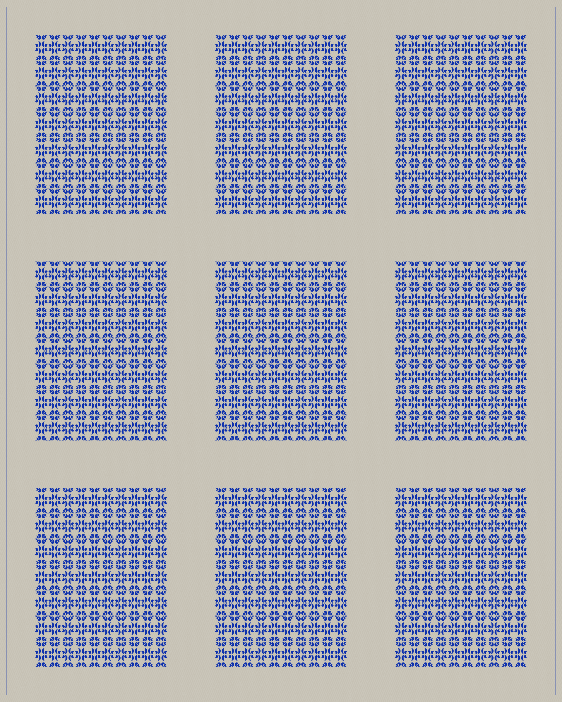 Art Blocks - Art Blocks v2 - Asemica #268 - NFT # 206000268