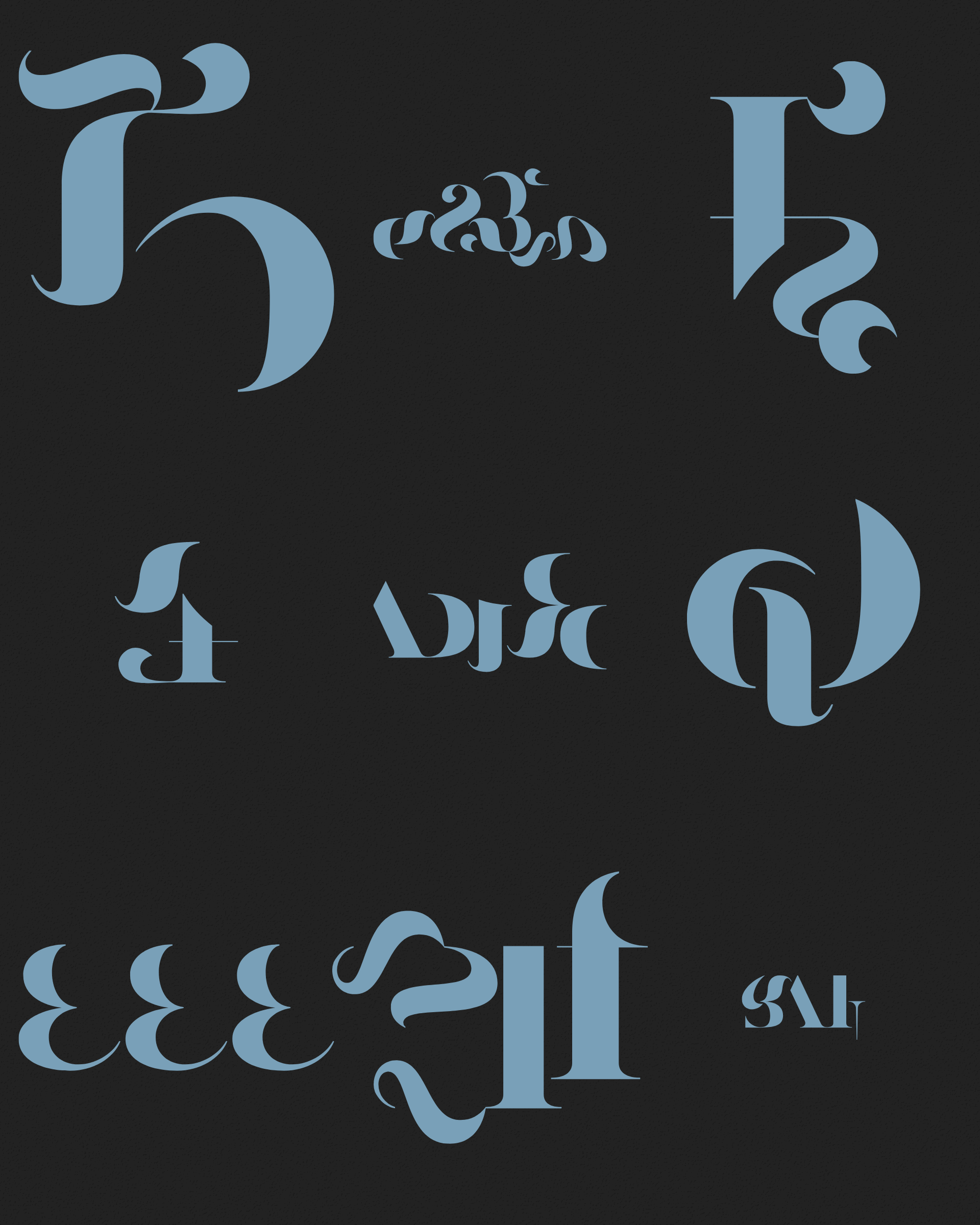 Art Blocks - Art Blocks v2 - Asemica #345 - NFT # 206000345