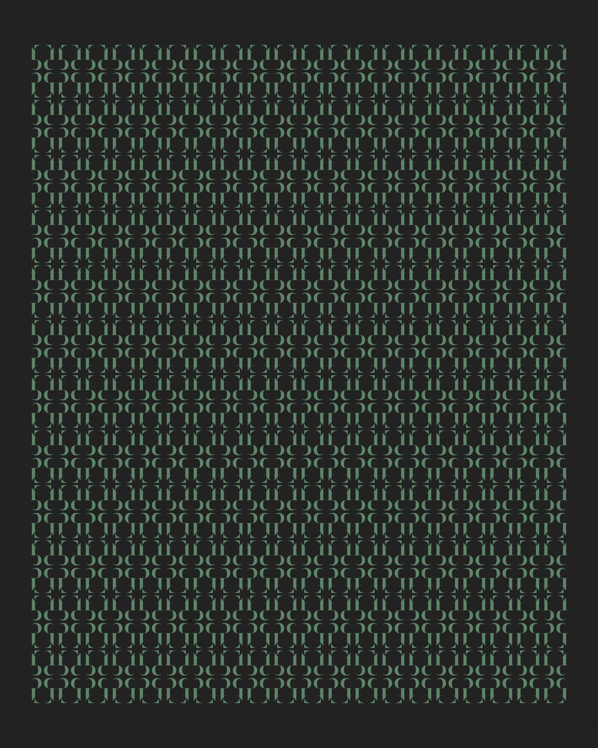 Art Blocks - Art Blocks v2 - Asemica #356 - NFT # 206000356