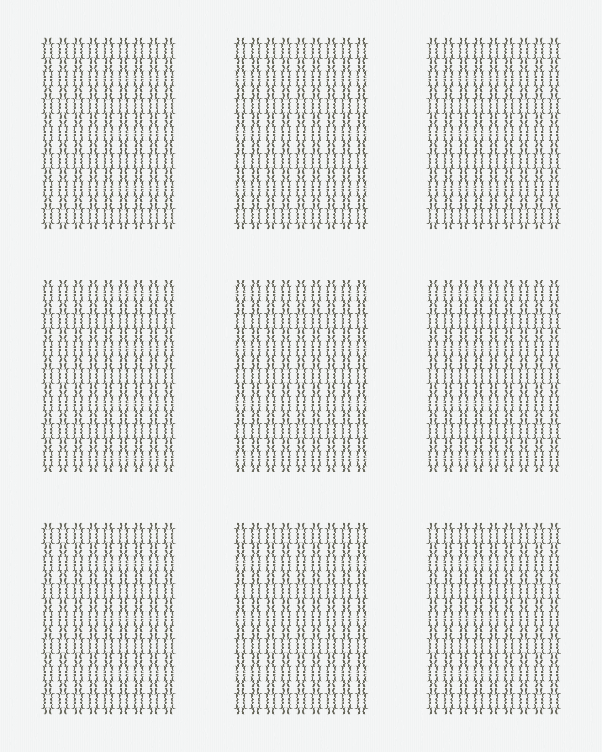 Art Blocks - Art Blocks v2 - Asemica #365 - NFT # 206000365