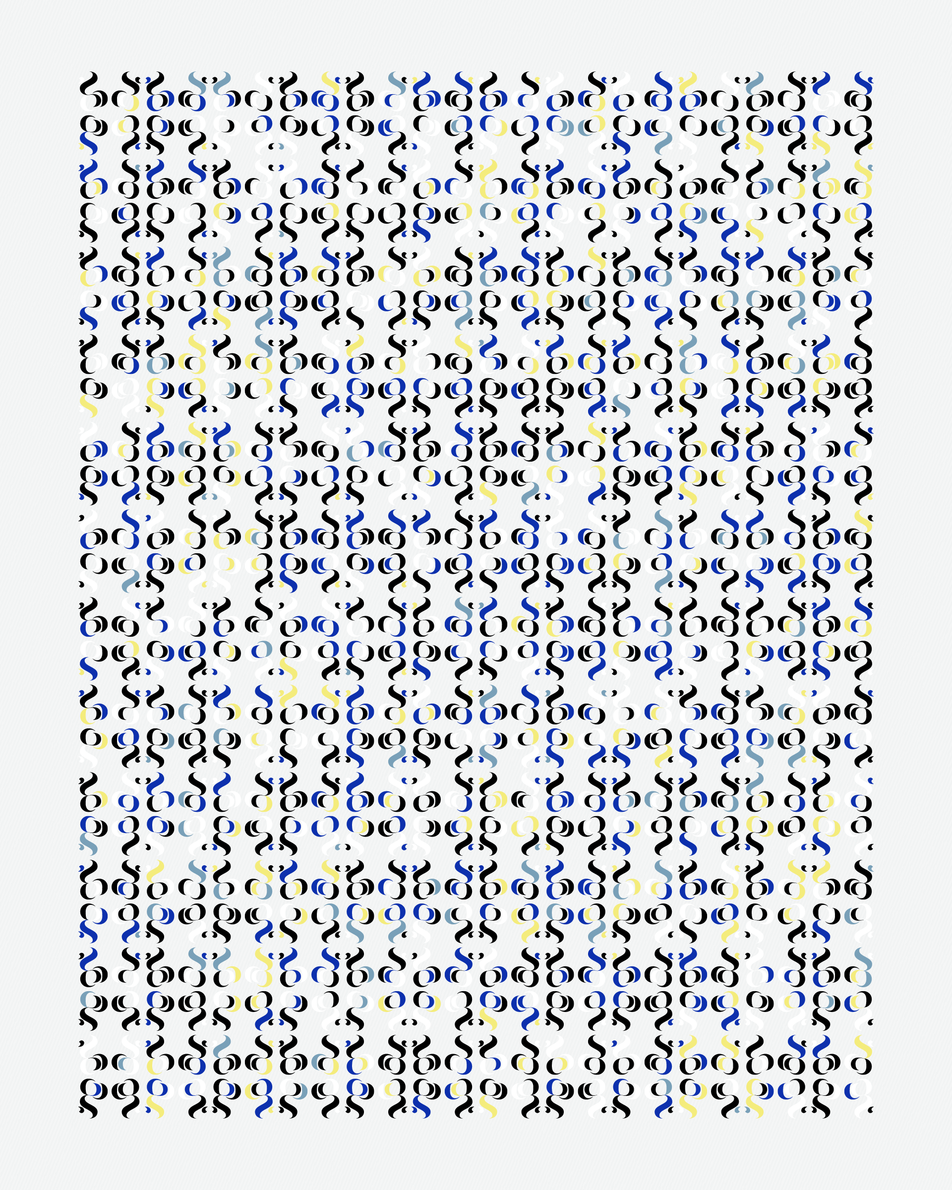 Art Blocks - Art Blocks v2 - Asemica #412 - NFT # 206000412