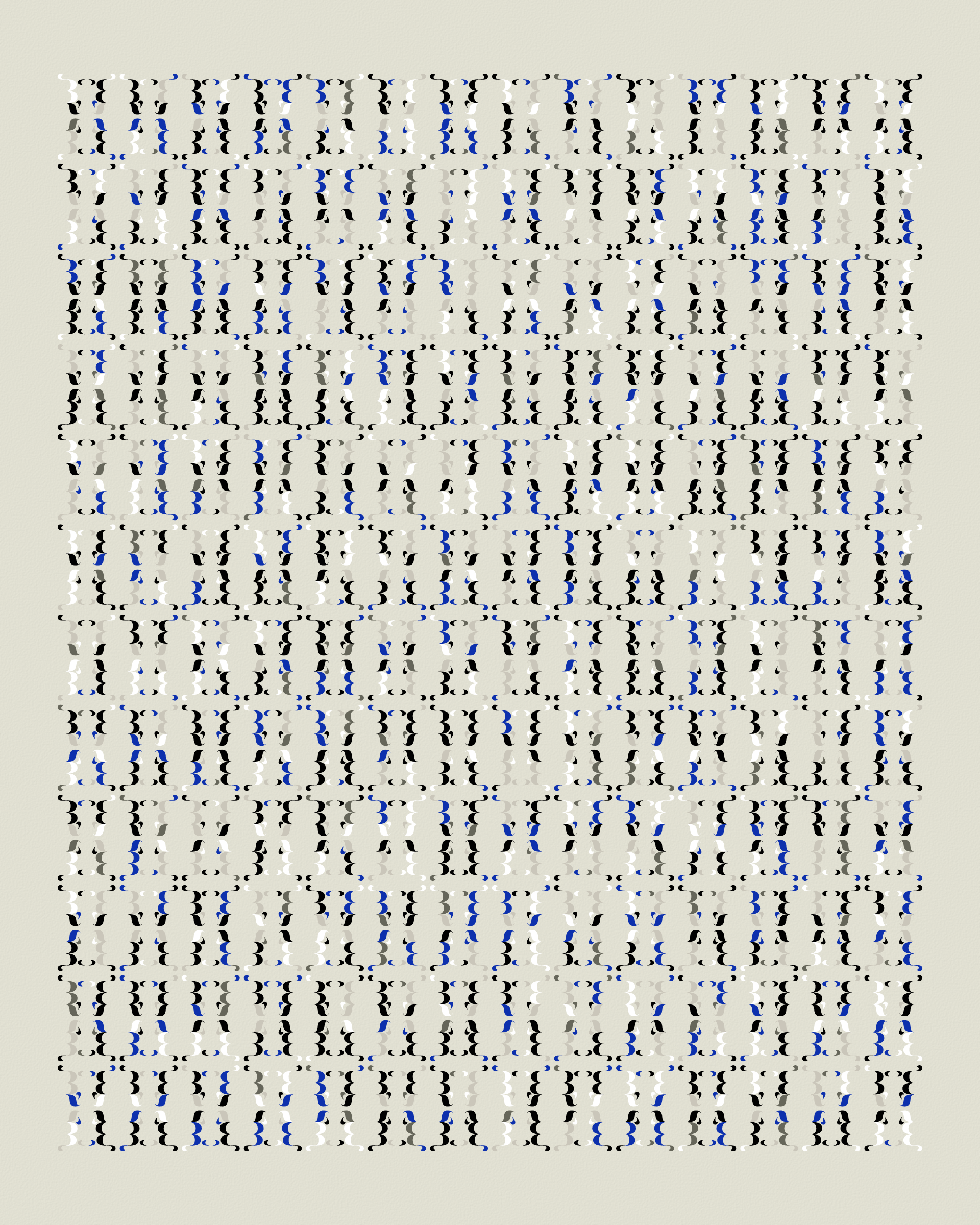 Art Blocks - Art Blocks v2 - Asemica #452 - NFT # 206000452