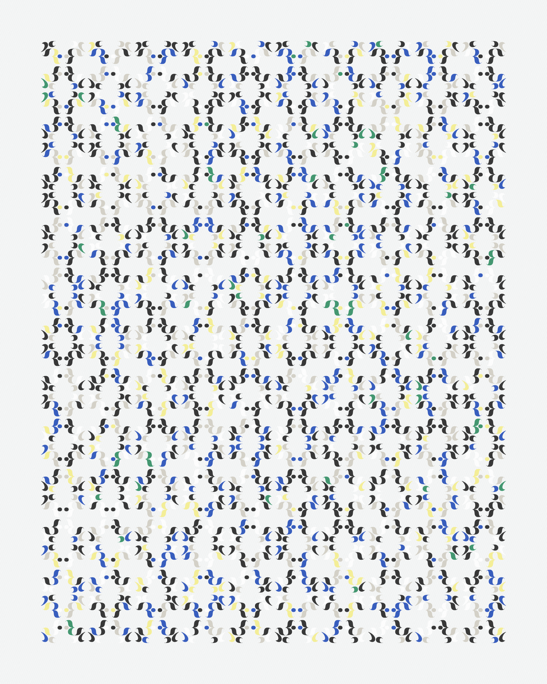 Art Blocks - Art Blocks v2 - Asemica #838 - NFT # 206000838