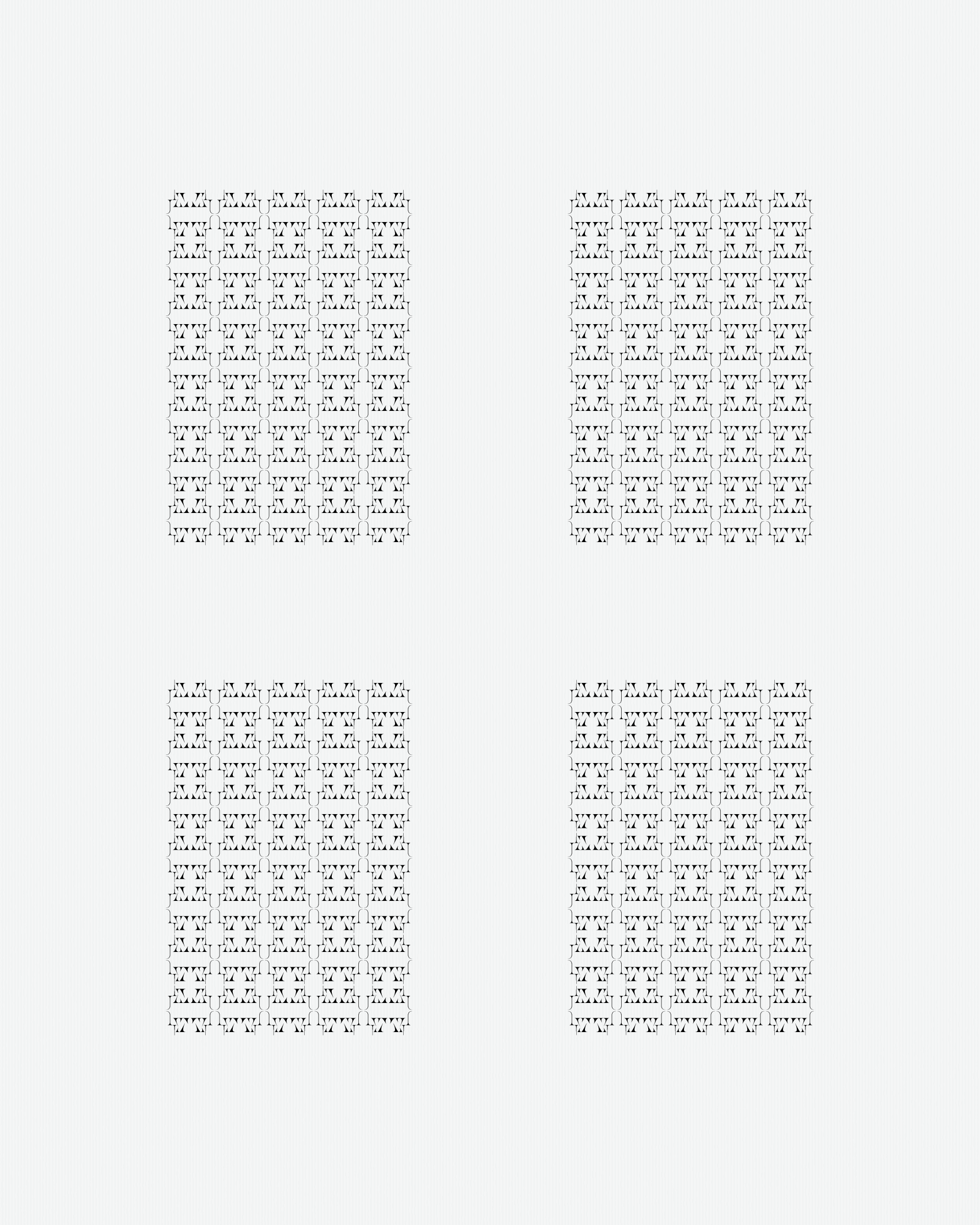 Art Blocks - Art Blocks v2 - Asemica #880 - NFT # 206000880