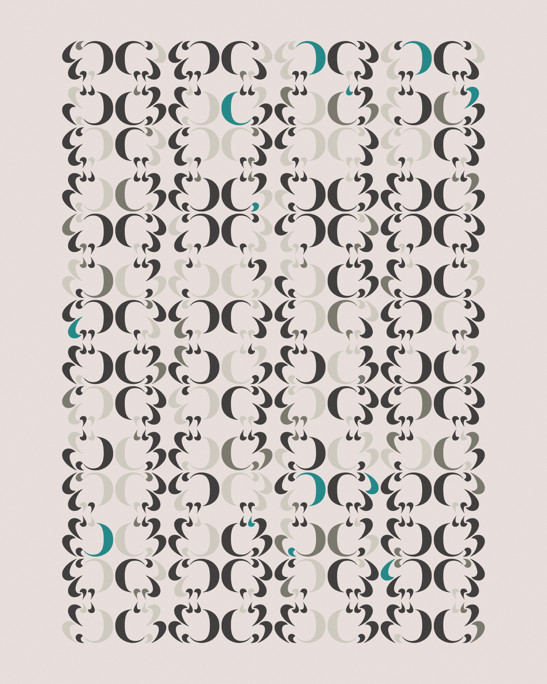 Art Blocks - Art Blocks v2 - Asemica #968 - NFT # 206000968