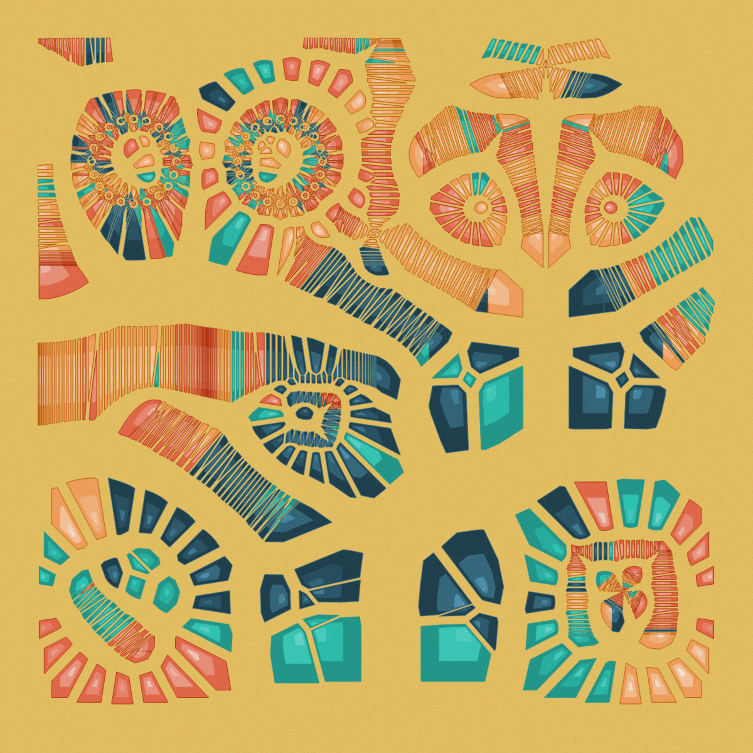 Art Blocks - Art Blocks v2 - Autology #252 - NFT # 209000252