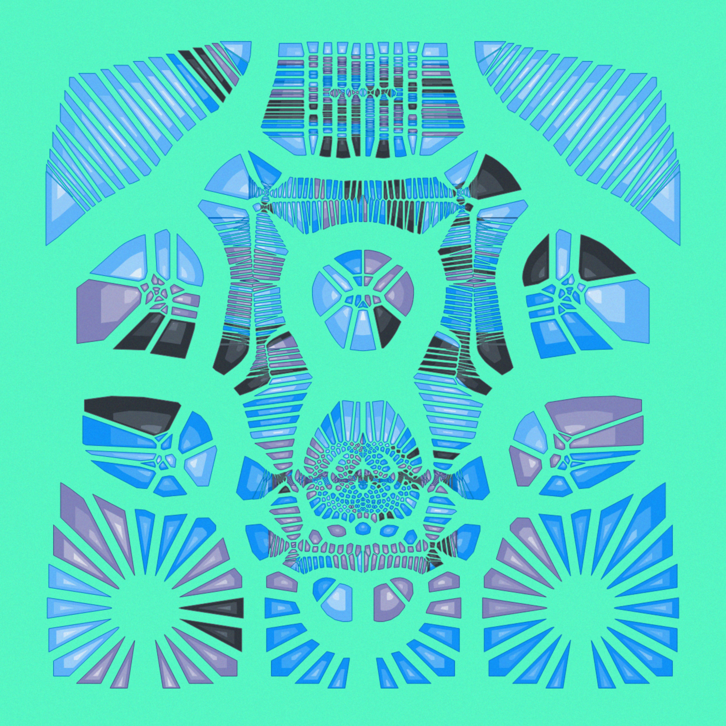 Art Blocks - Art Blocks v2 - Autology #310 - NFT # 209000310