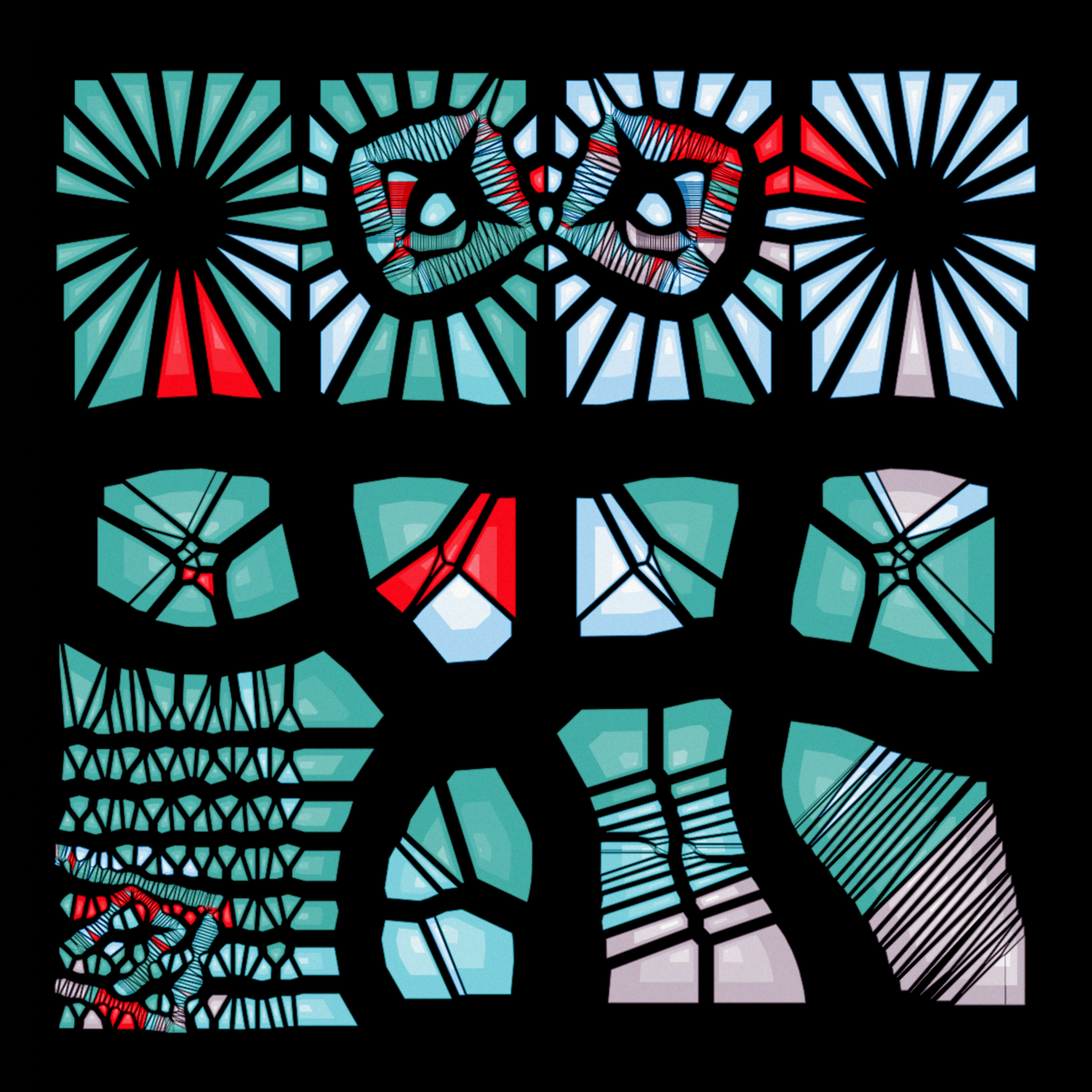 Art Blocks - Art Blocks v2 - Autology #353 - NFT # 209000353