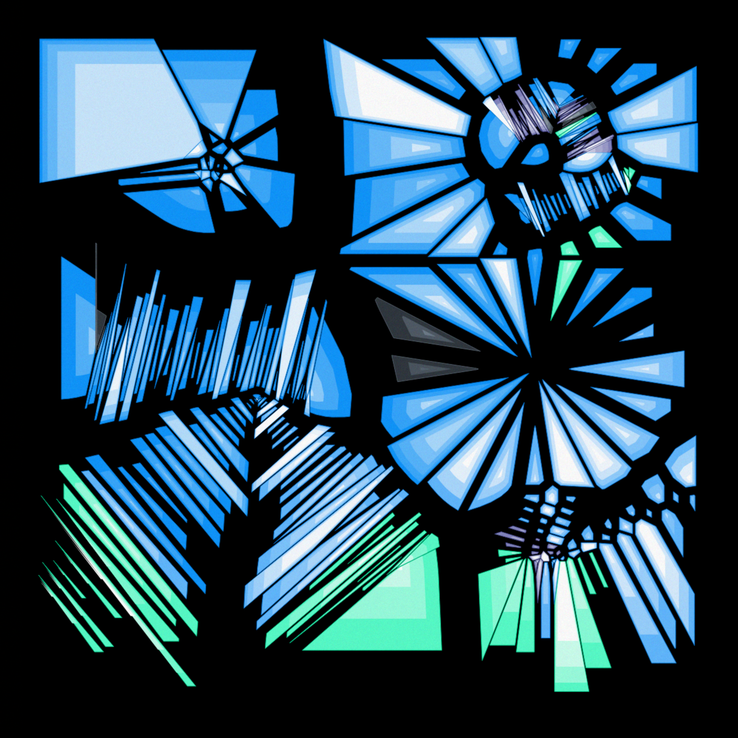 Art Blocks - Art Blocks v2 - Autology #407 - NFT # 209000407