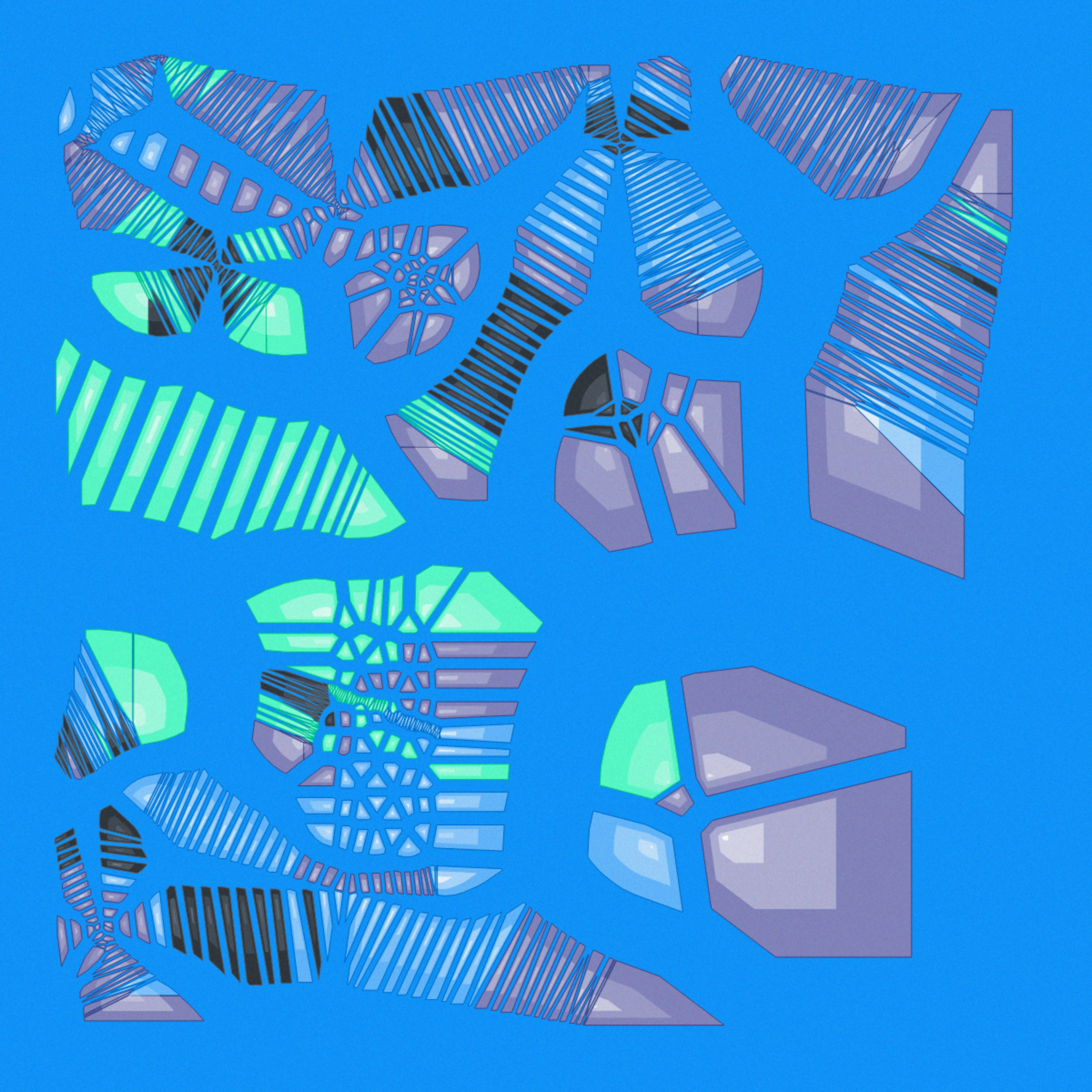 Art Blocks - Art Blocks v2 - Autology #525 - NFT # 209000525