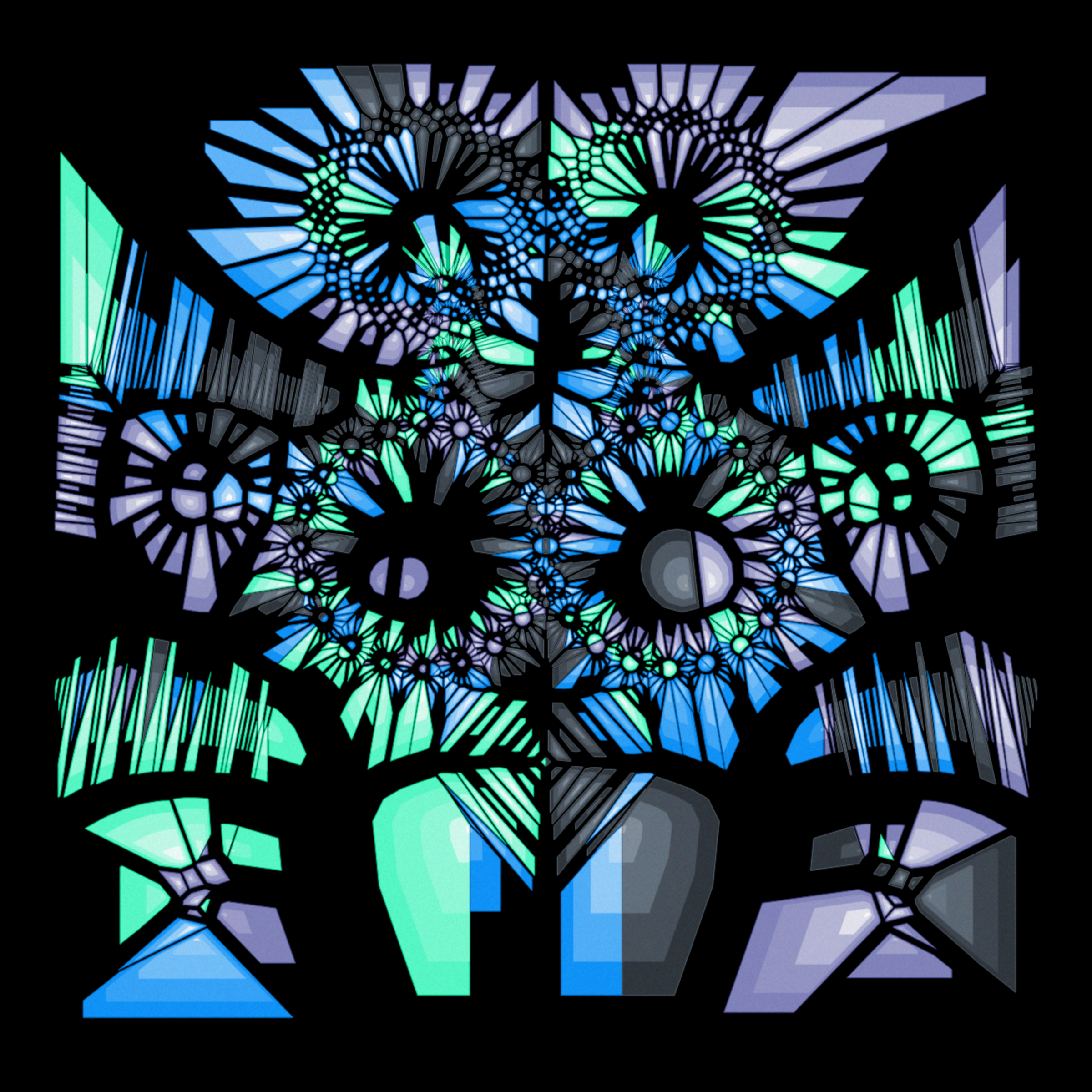 Art Blocks - Art Blocks v2 - Autology #590 - NFT # 209000590