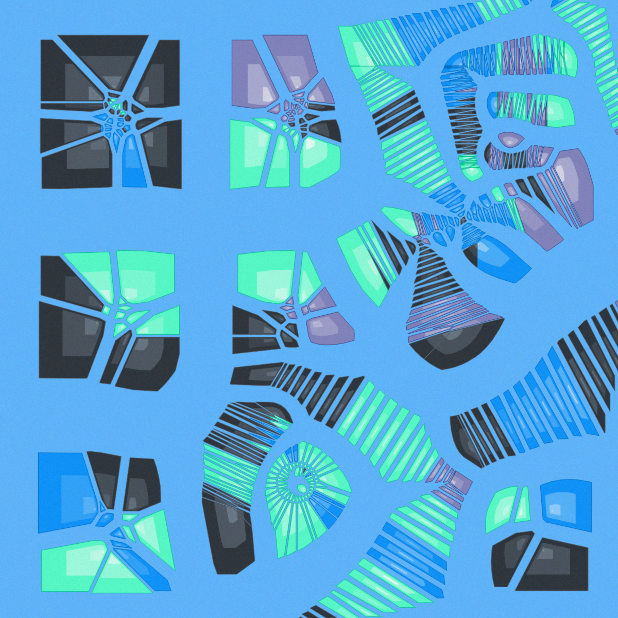 Art Blocks - Art Blocks v2 - Autology #610 - NFT # 209000610