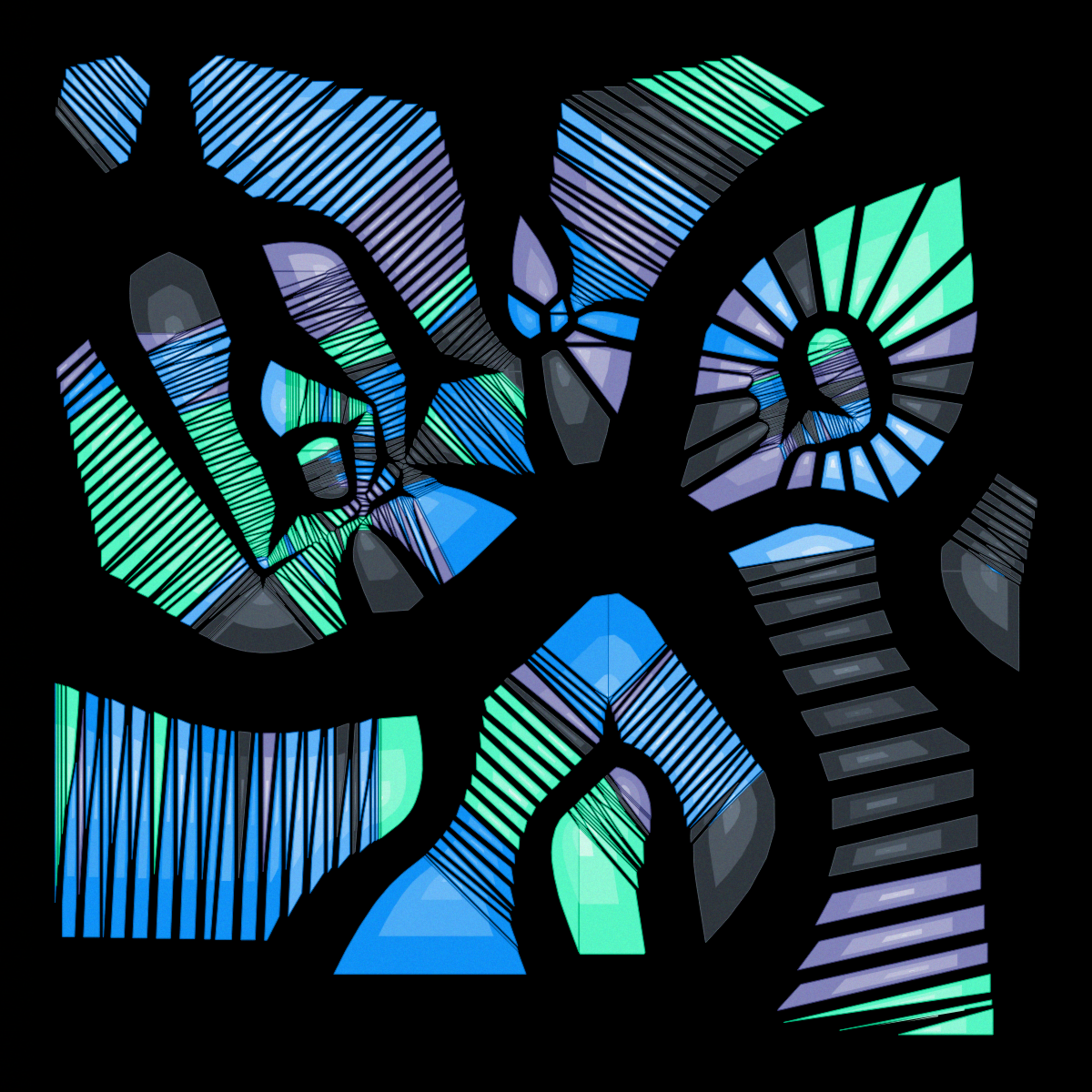 Art Blocks - Art Blocks v2 - Autology #664 - NFT # 209000664