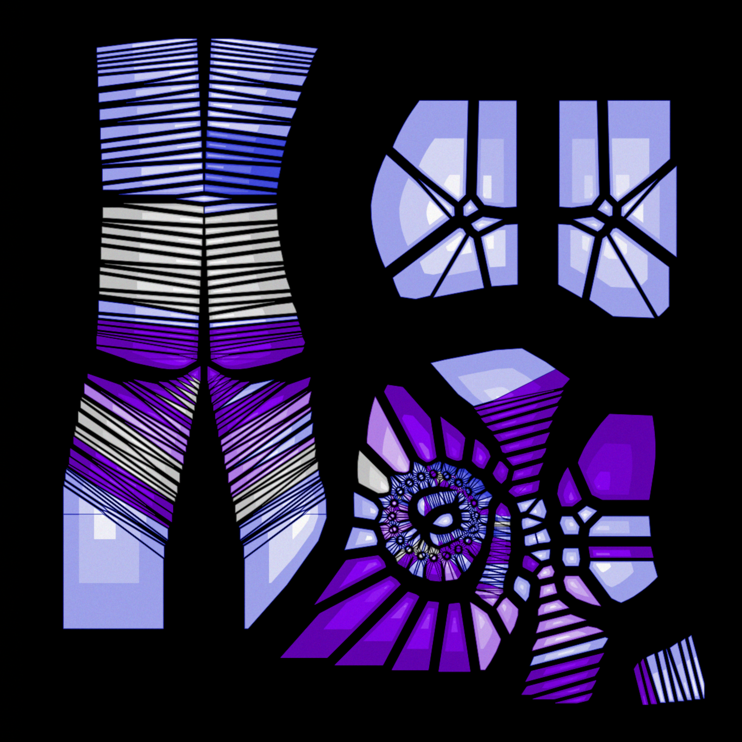 Art Blocks - Art Blocks v2 - Autology #675 - NFT # 209000675