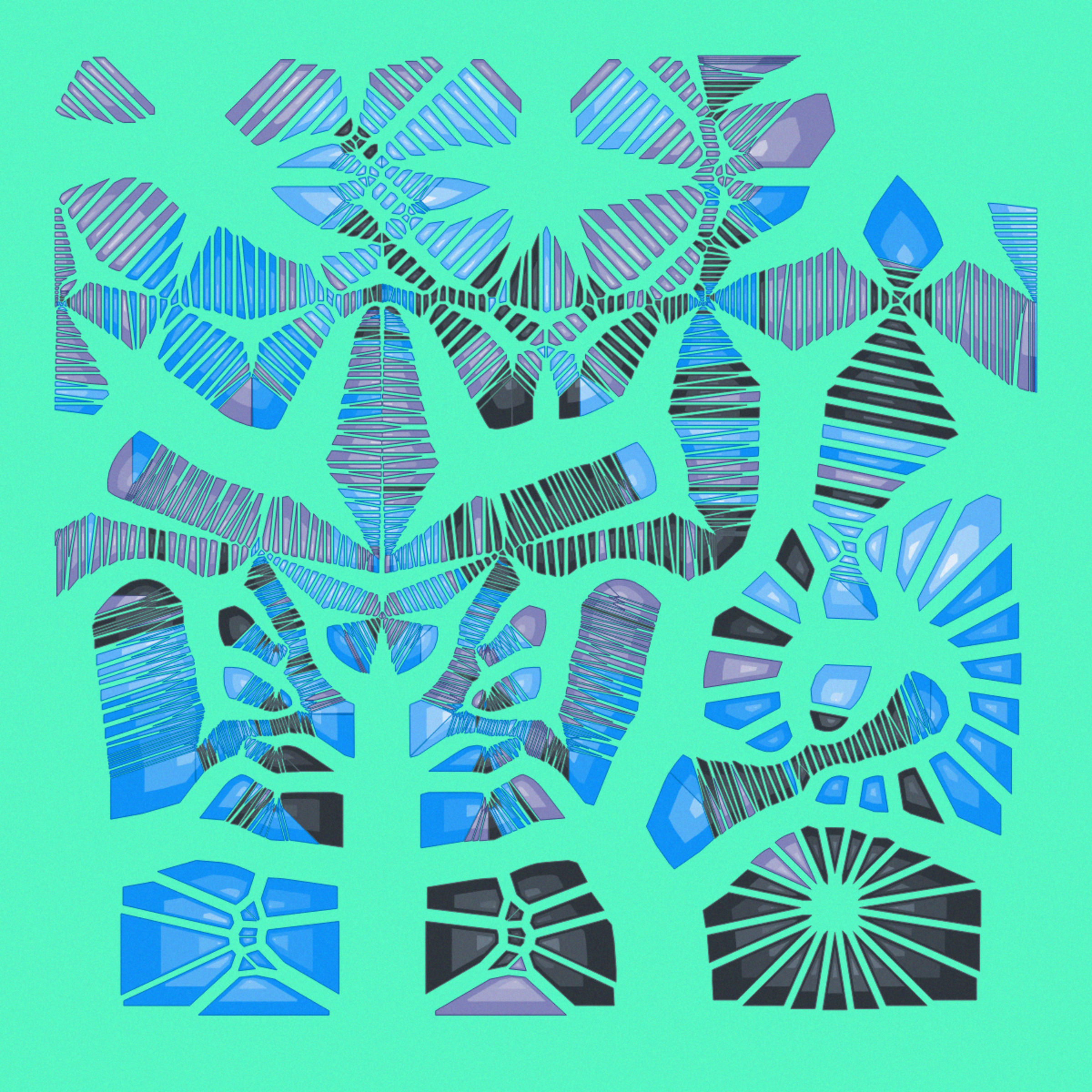 Art Blocks - Art Blocks v2 - Autology #702 - NFT # 209000702