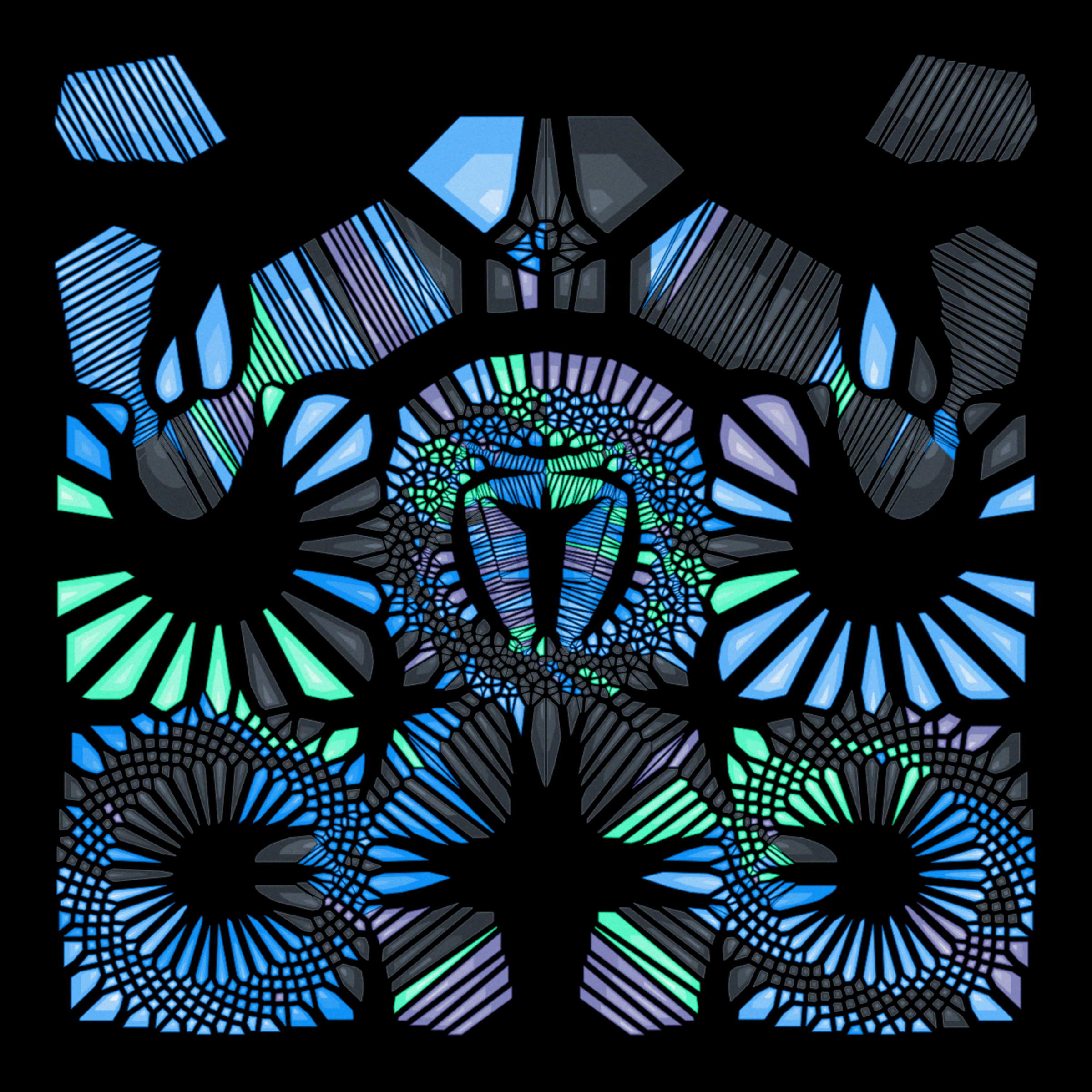 Art Blocks - Art Blocks v2 - Autology #703 - NFT # 209000703