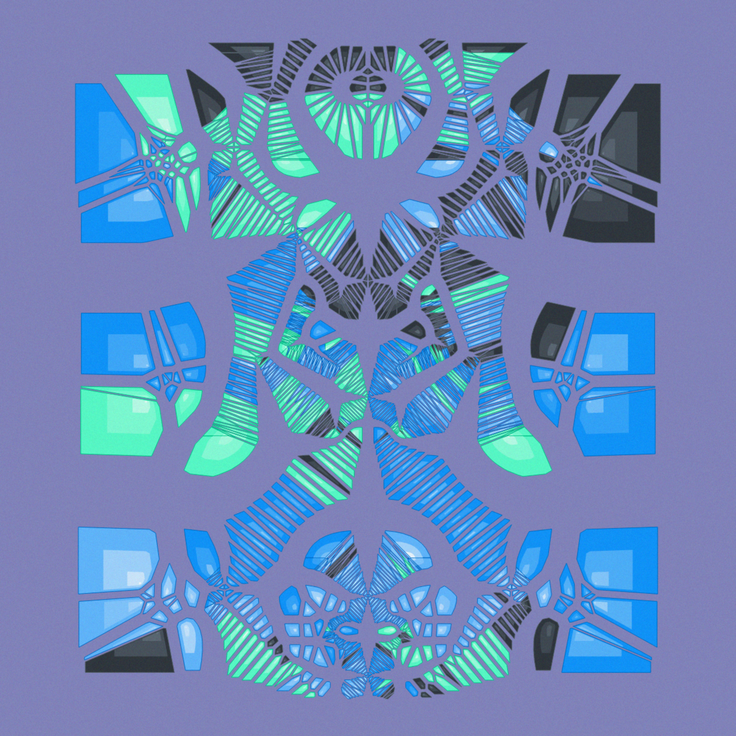 Art Blocks - Art Blocks v2 - Autology #793 - NFT # 209000793