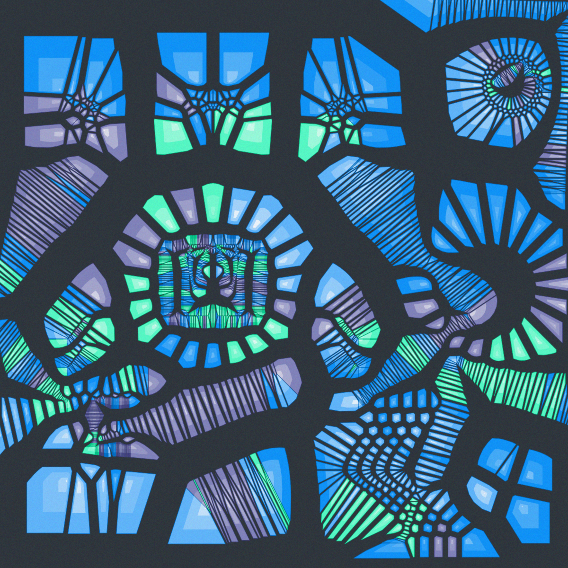 Art Blocks - Art Blocks v2 - Autology #821 - NFT # 209000821