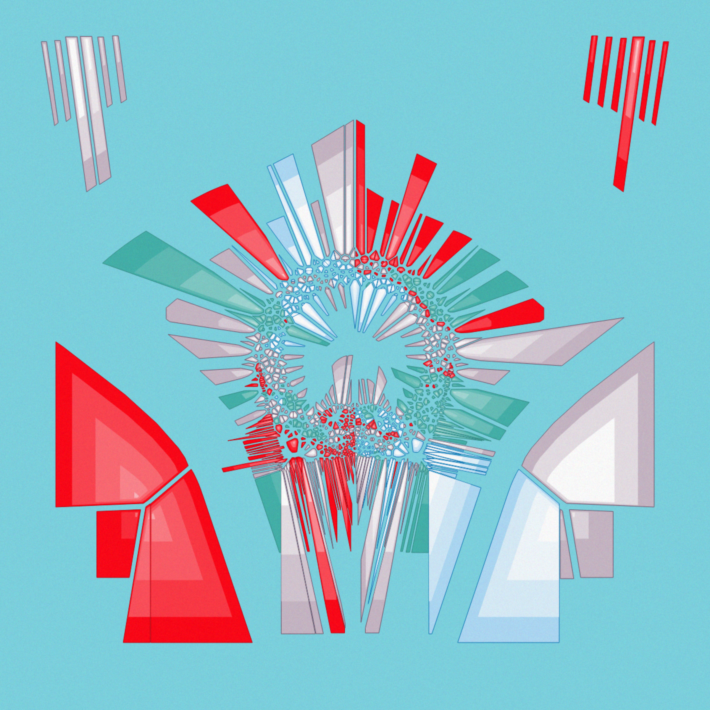 Art Blocks - Art Blocks v2 - Autology #883 - NFT # 209000883