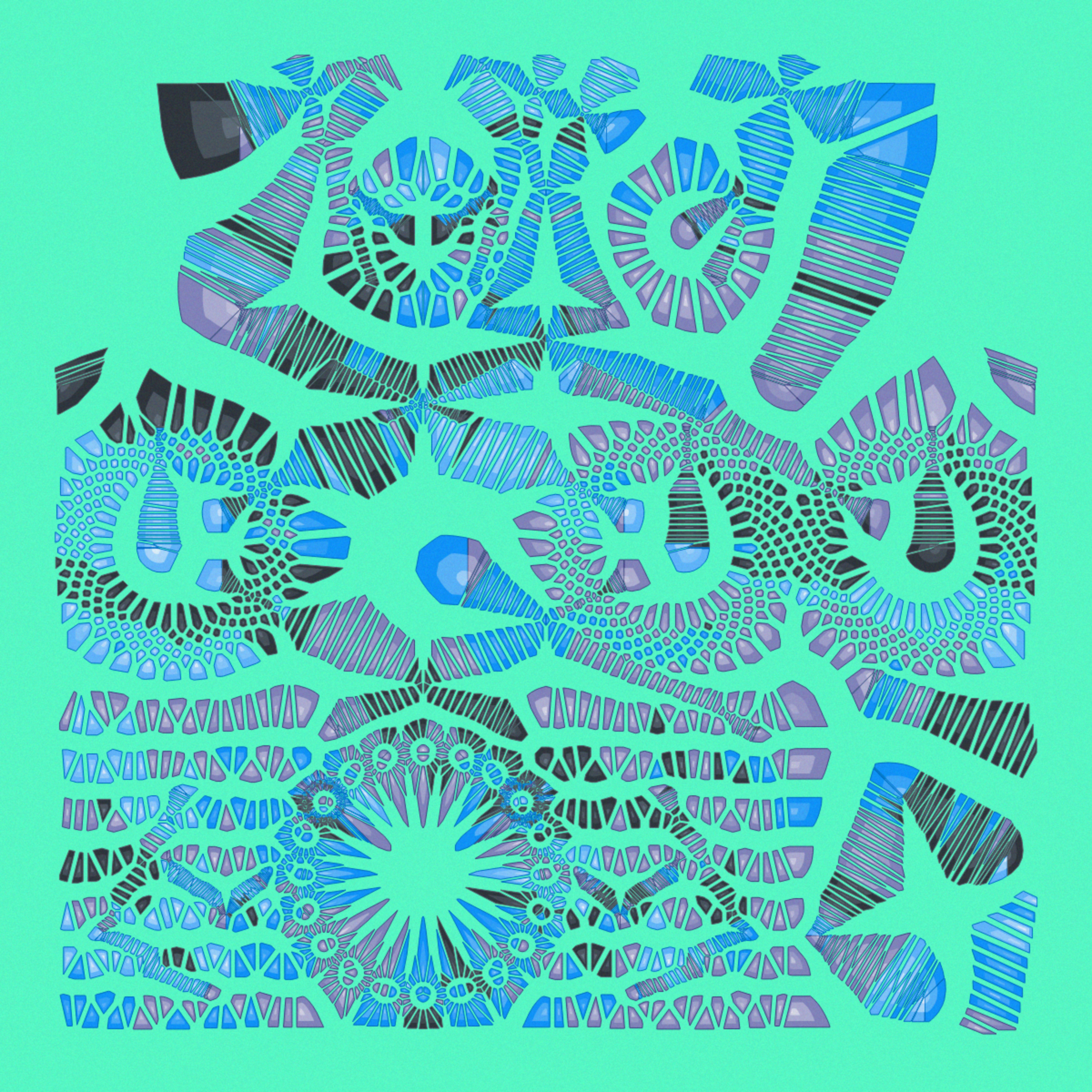 Art Blocks - Art Blocks v2 - Autology #933 - NFT # 209000933