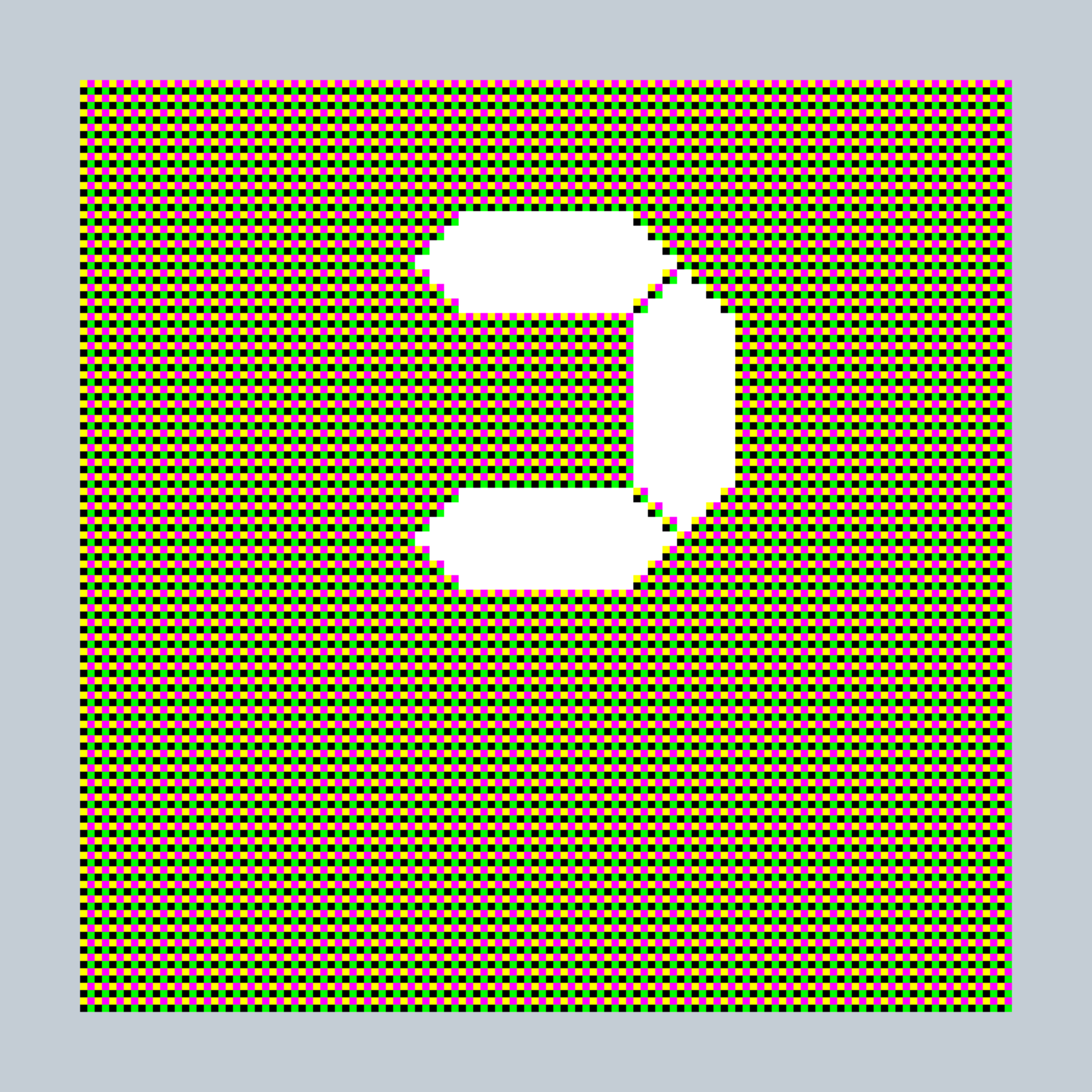 Art Blocks - Art Blocks v2 - 27-Bit Digital #2 - NFT # 21000002