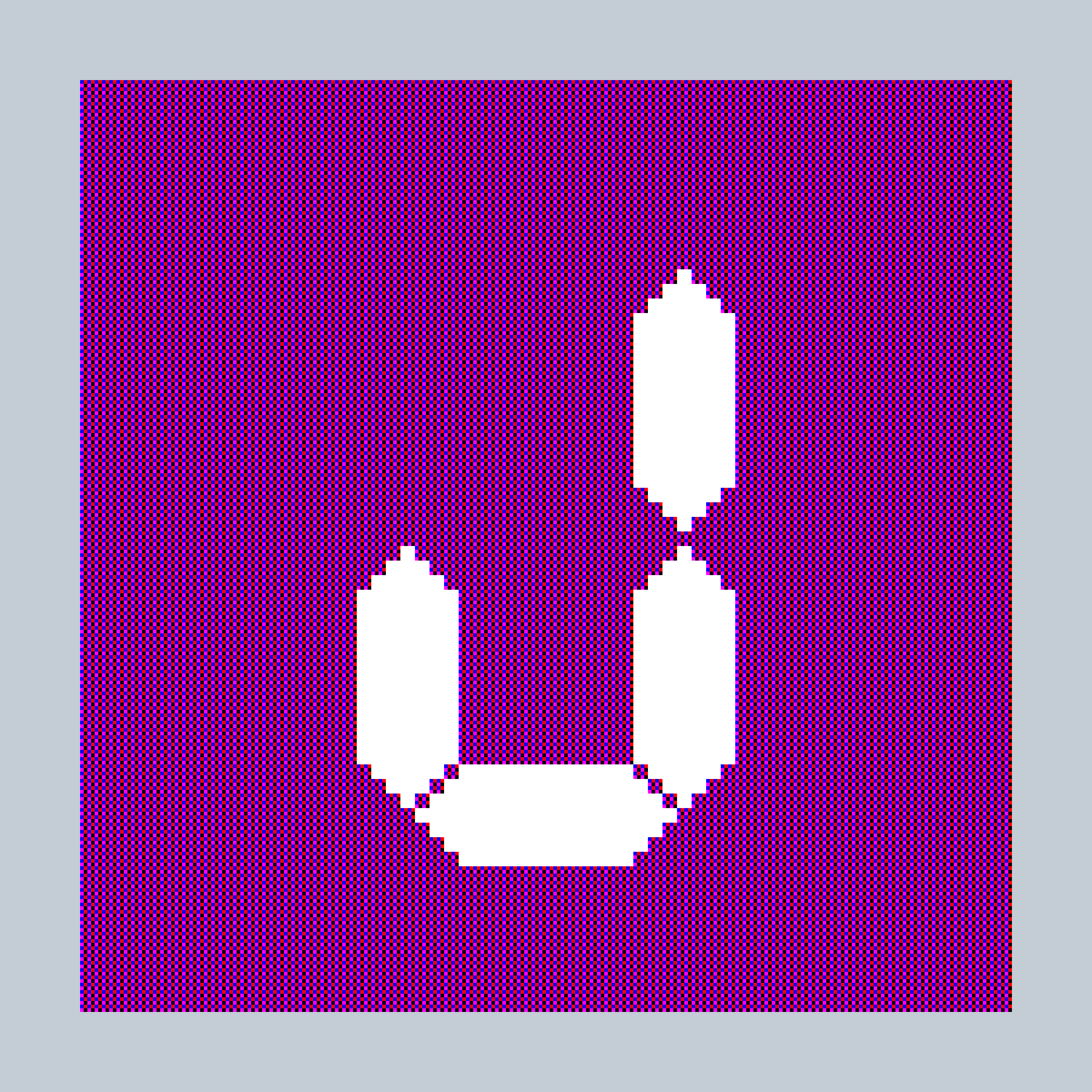 Art Blocks - Art Blocks v2 - 27-Bit Digital #15 - NFT # 21000015