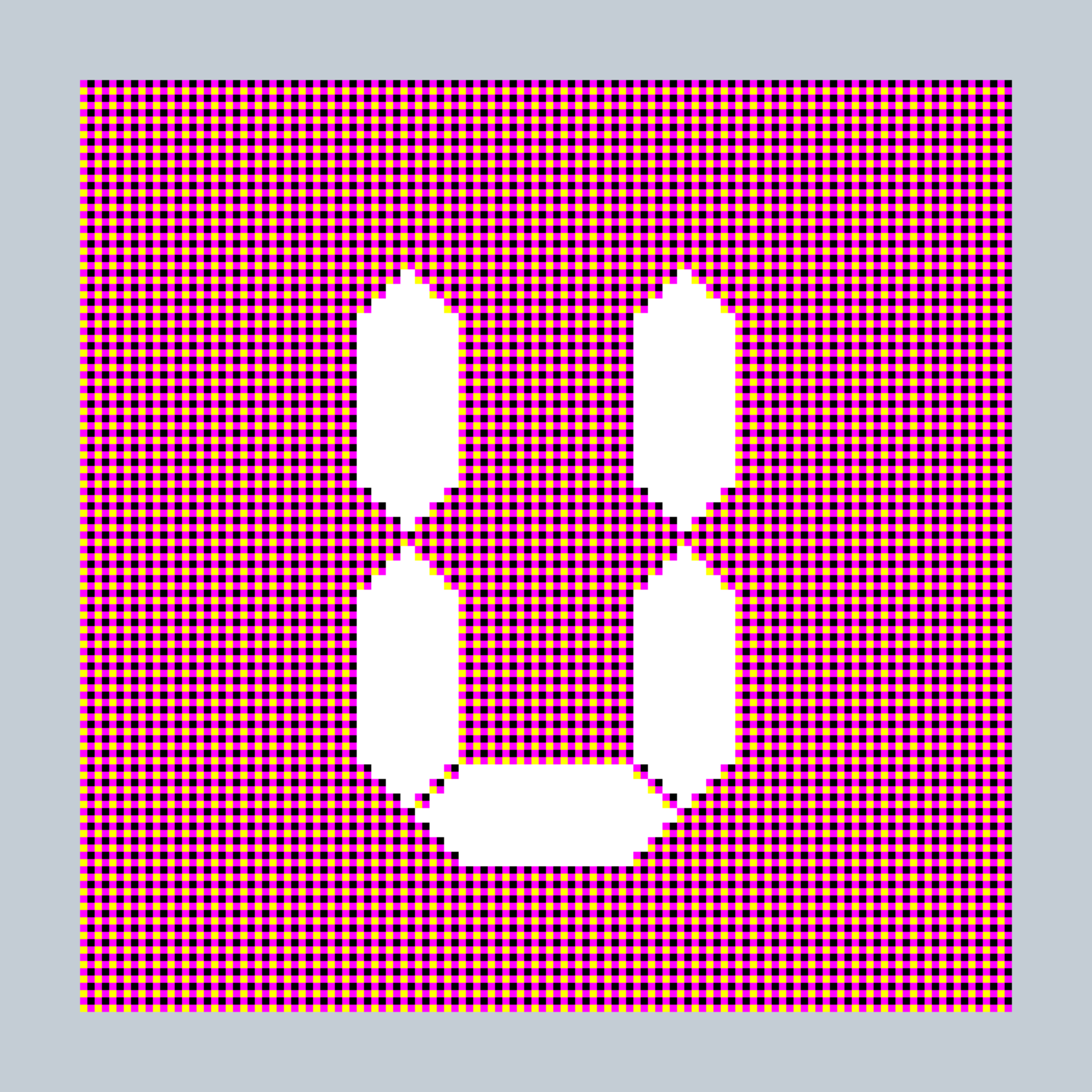 Art Blocks - Art Blocks v2 - 27-Bit Digital #22 - NFT # 21000022