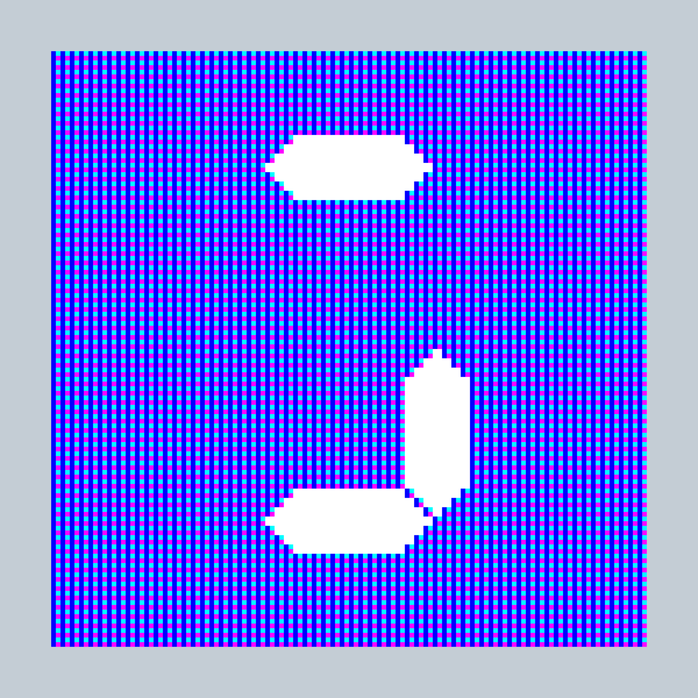 Art Blocks - Art Blocks v2 - 27-Bit Digital #23 - NFT # 21000023