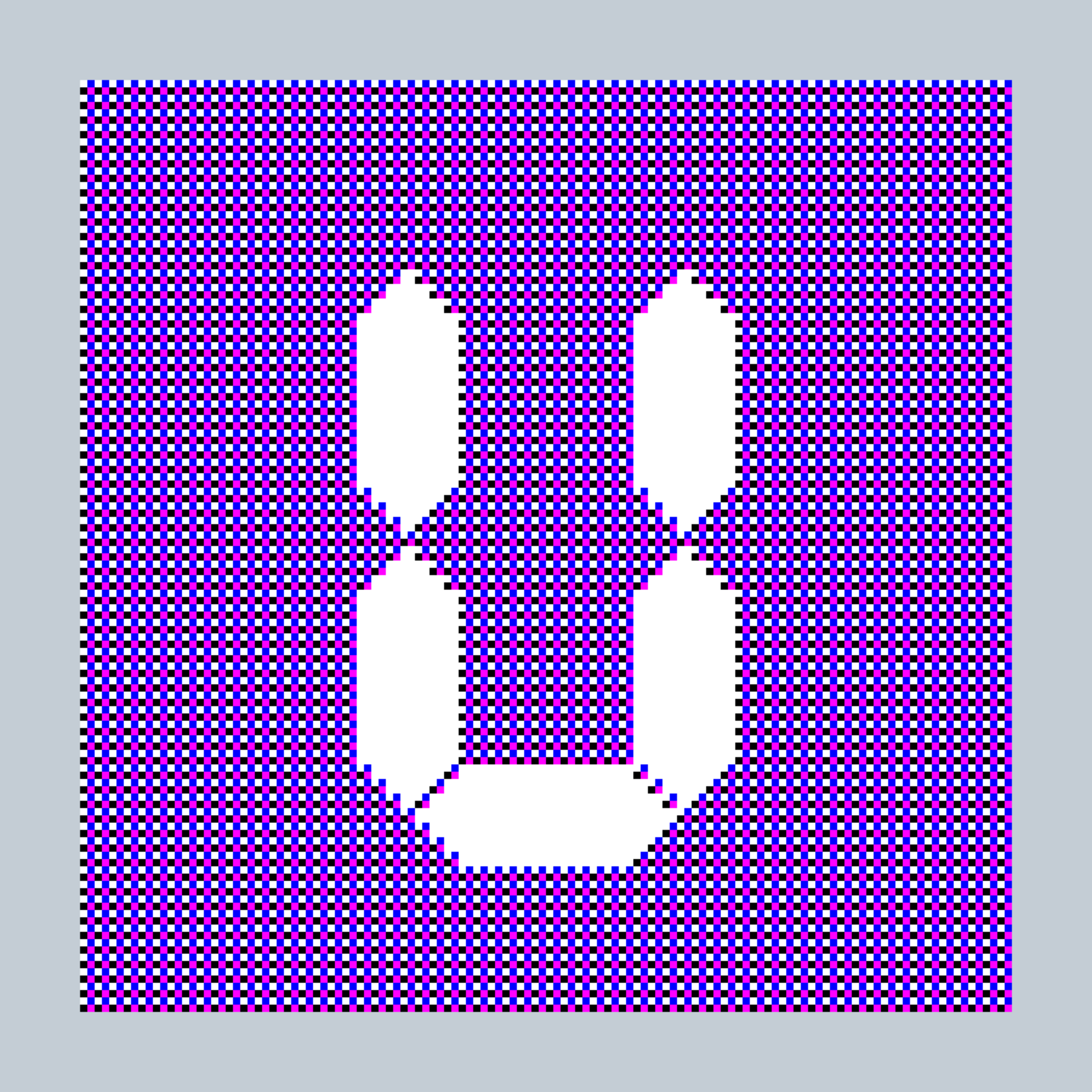 Art Blocks - Art Blocks v2 - 27-Bit Digital #26 - NFT # 21000026