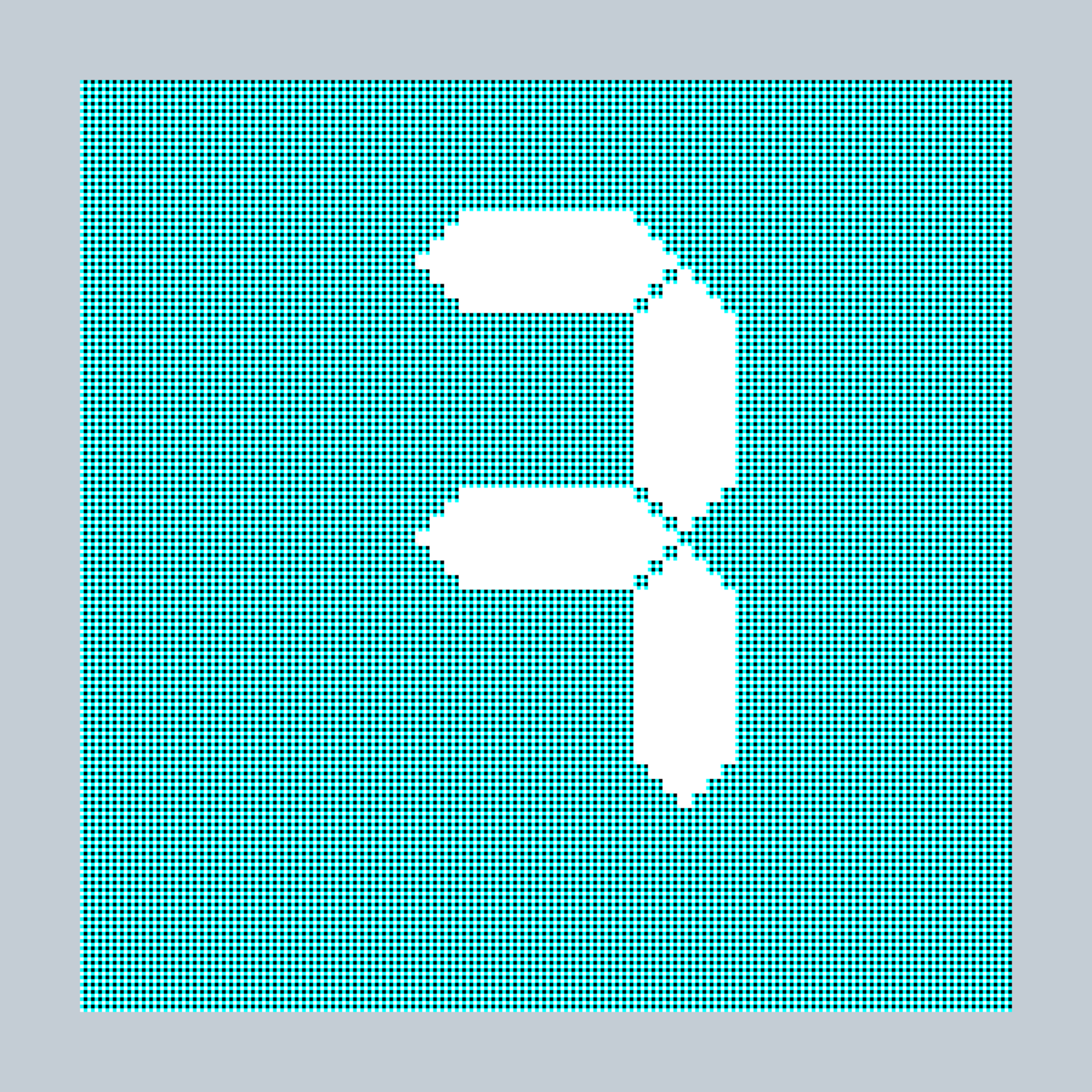 Art Blocks - Art Blocks v2 - 27-Bit Digital #28 - NFT # 21000028